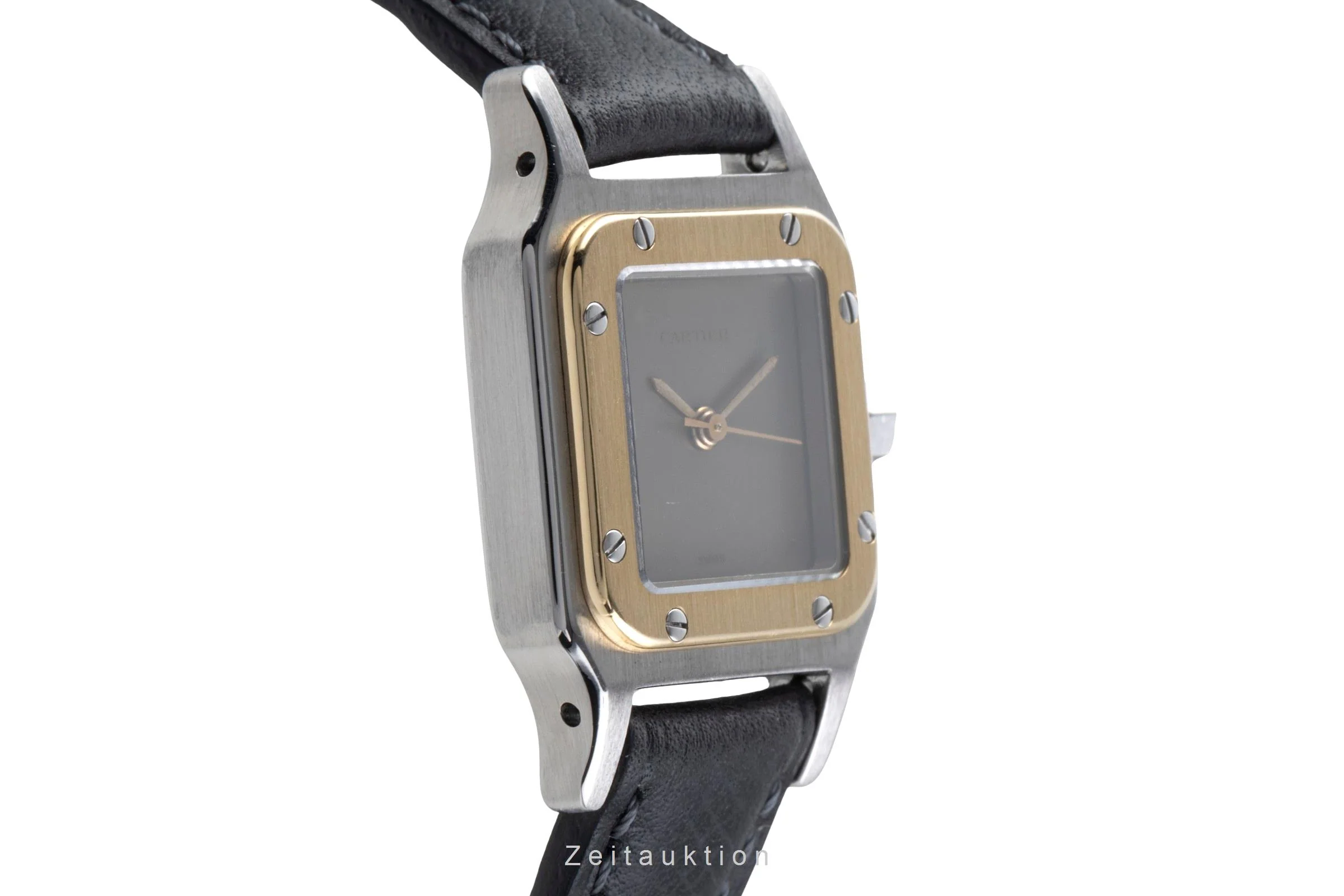 Cartier Santos steel / gold automatic women's watch 0902  [2506034] - Image 8
