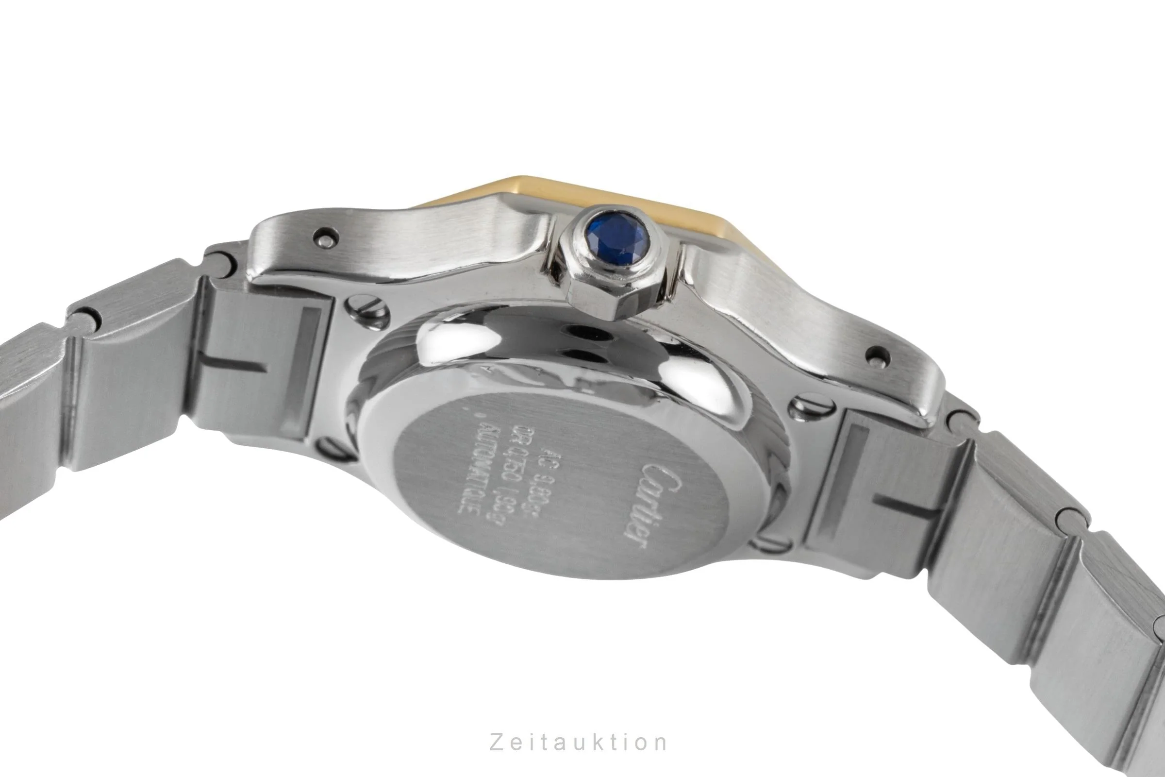 Cartier Santos steel / gold automatic women's watch 0907  [2506010] - Image 12