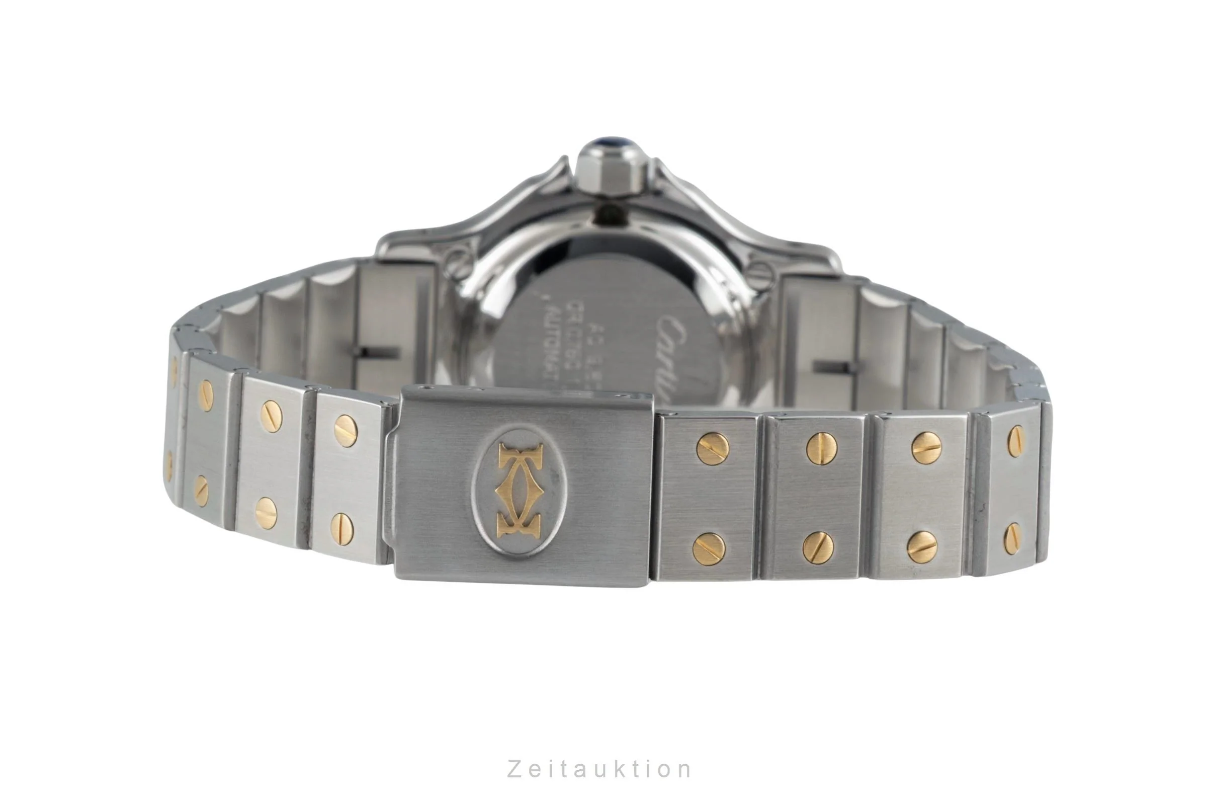 Cartier Santos steel / gold automatic women's watch 0907  [2506010] - Image 13
