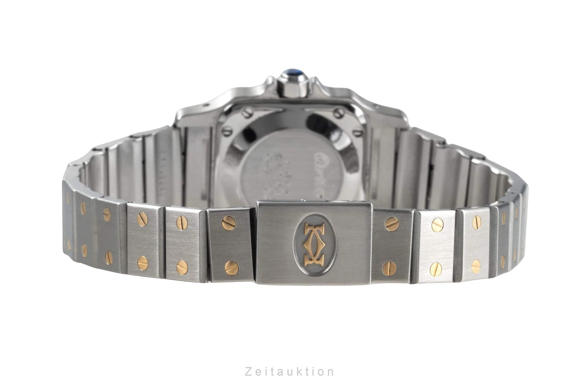 Cartier Santos steel / gold automatic women's watch  [2406472] - Image 11