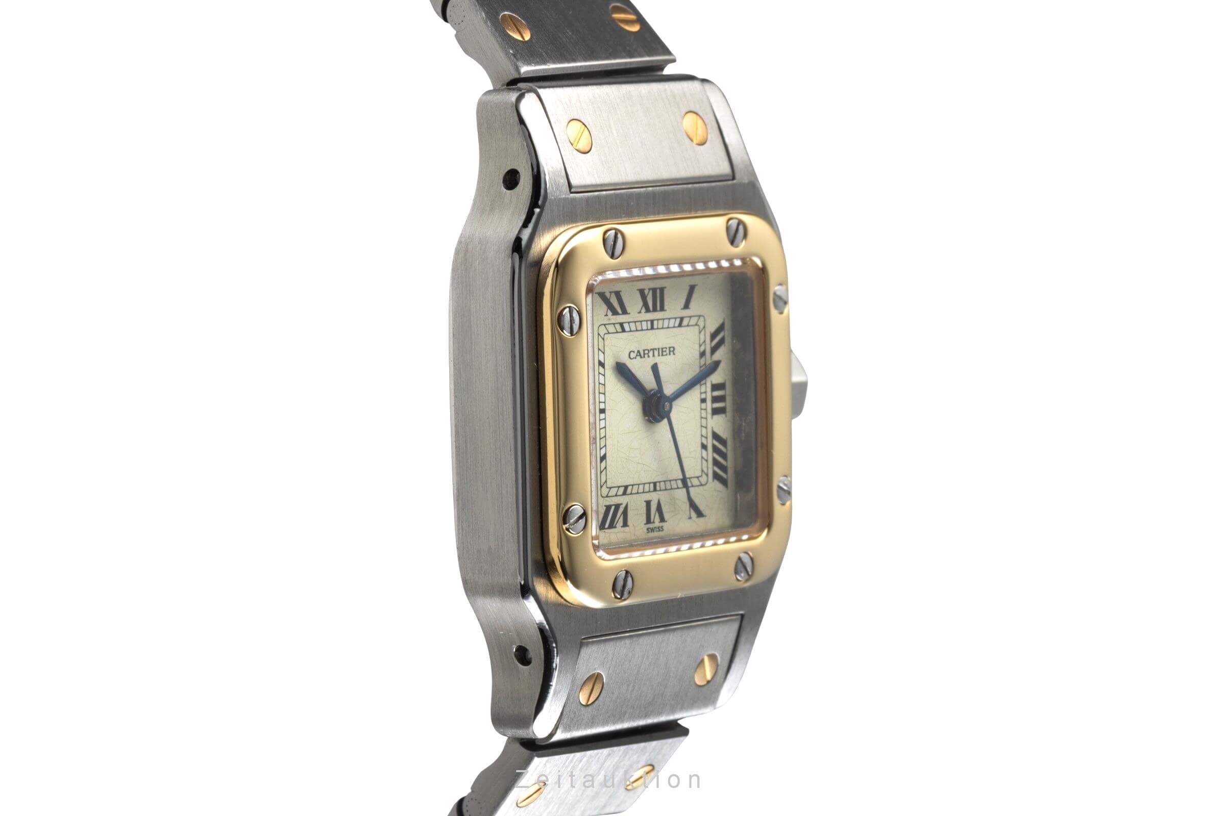 Cartier Santos steel / gold automatic women's watch  [2406472] - Image 7