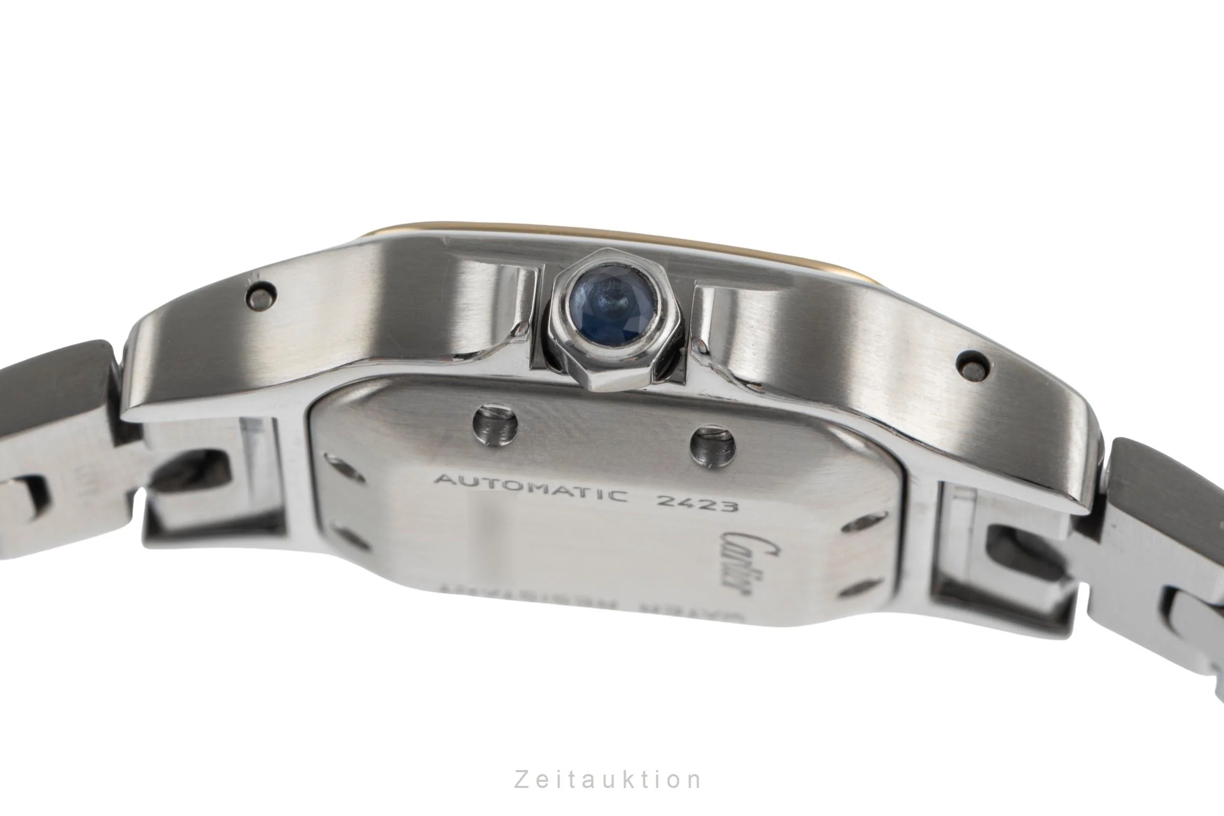 Cartier Santos steel / gold automatic women's watch W20045C4, 2423  [2504342] - Image 13