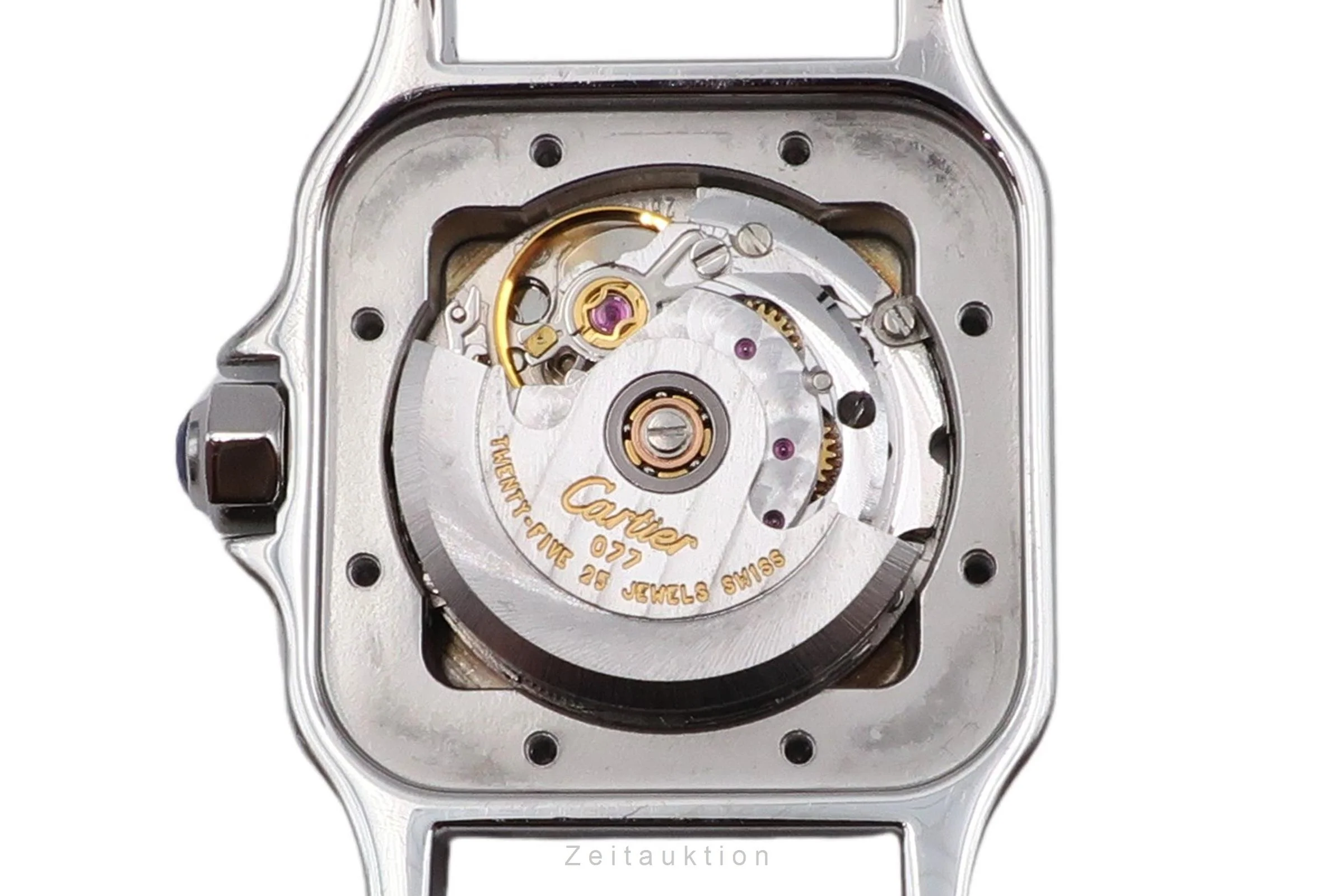 Cartier Santos steel / gold automatic women's watch W20045C4, 2423  [2504342] - Image 15