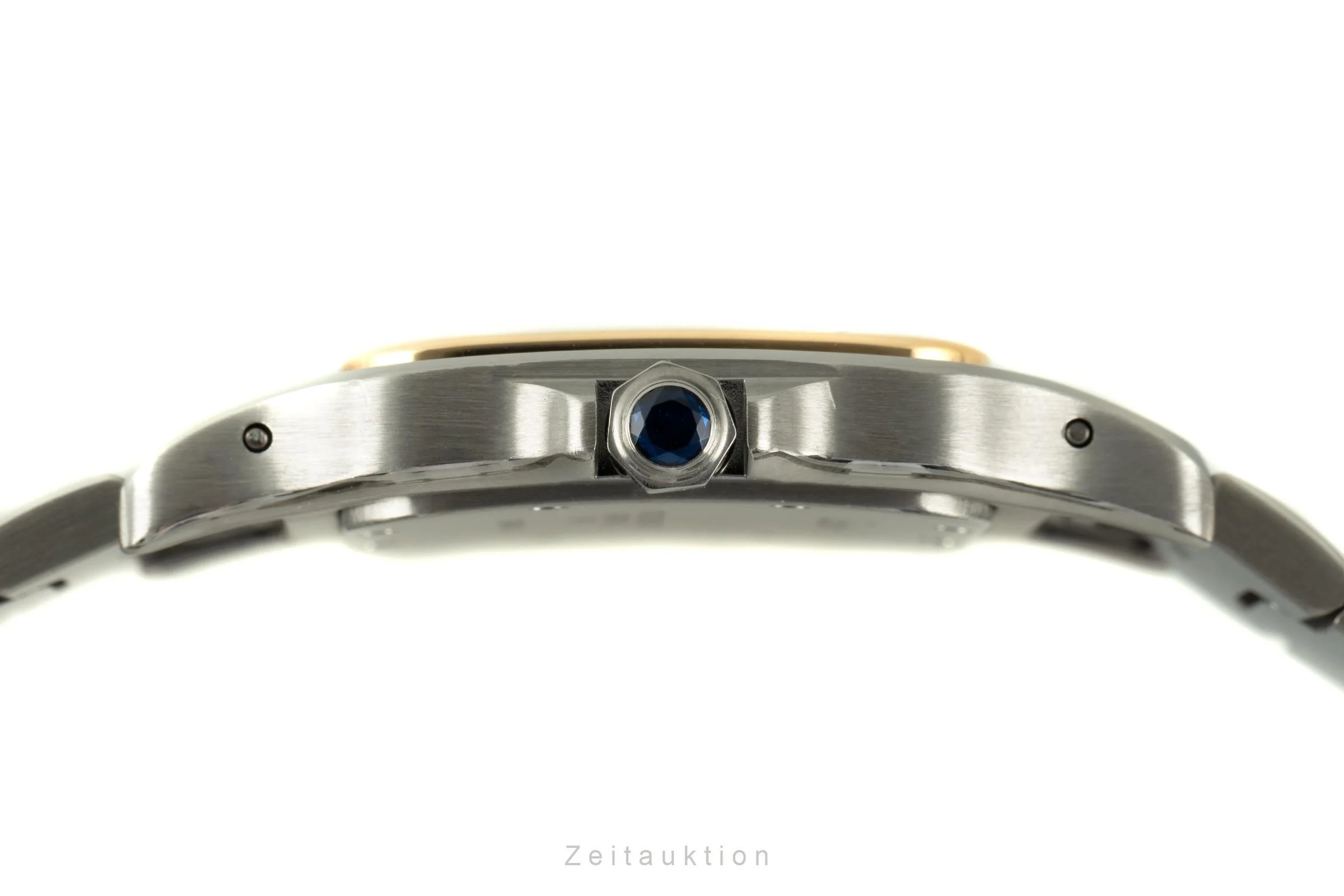 Cartier Santos steel / gold quartz men's watch 1566  [2107892] - Image 10