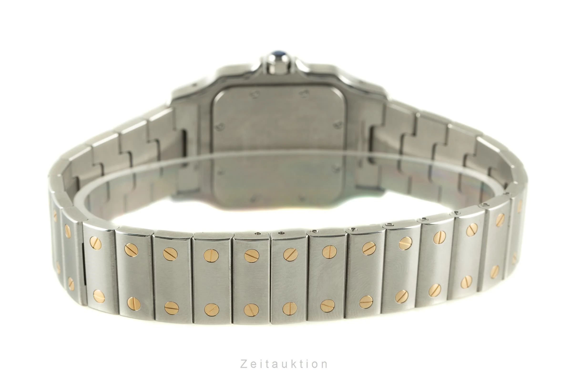 Cartier Santos steel / gold quartz men's watch 1566  [2107892] - Image 11
