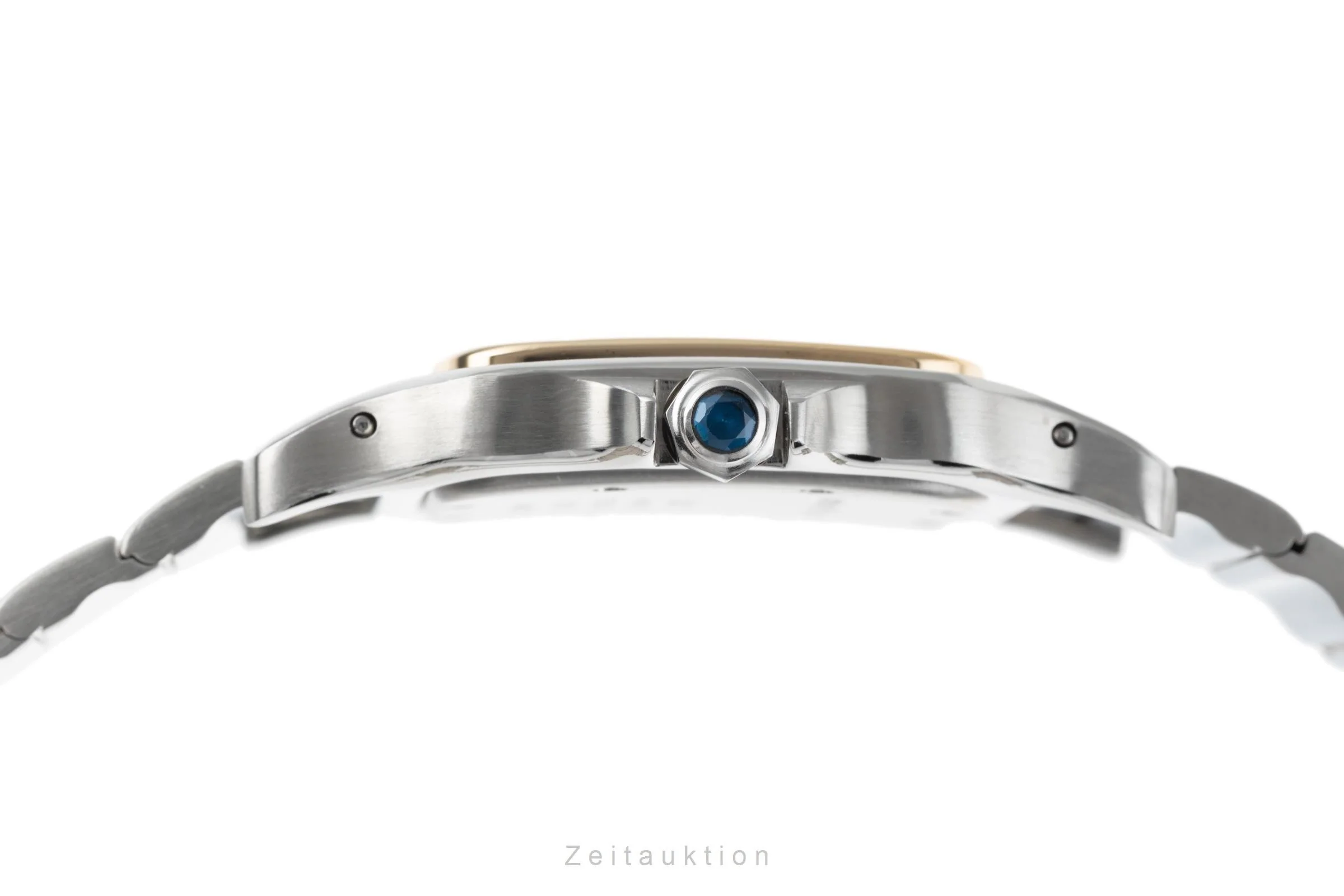 Cartier Santos steel / gold quartz men's watch 187901  [2204332] - Image 9