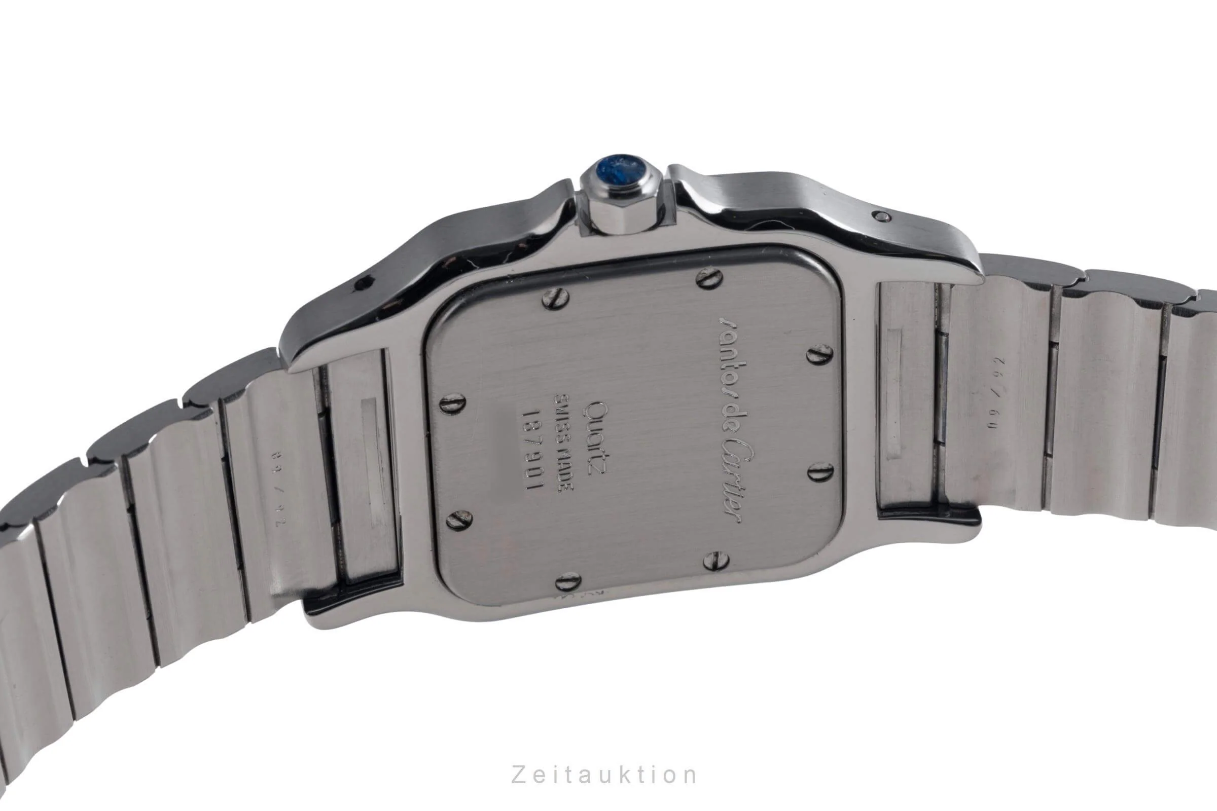 Cartier Santos steel / gold quartz men's watch W20011C4  [2501619] - Image 11