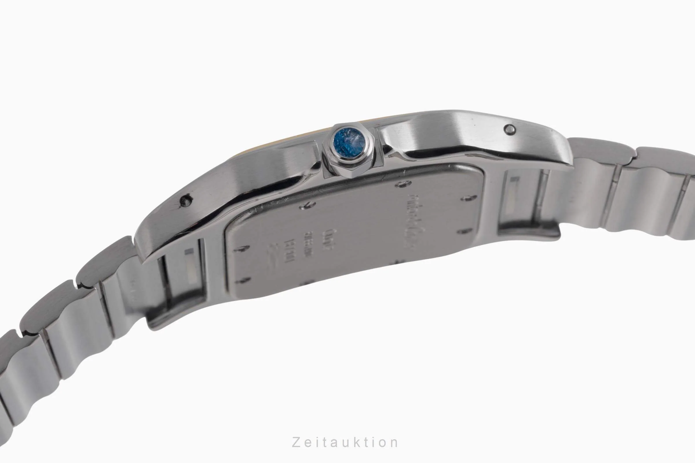 Cartier Santos steel / gold quartz men's watch W20011C4  [2501619] - Image 12