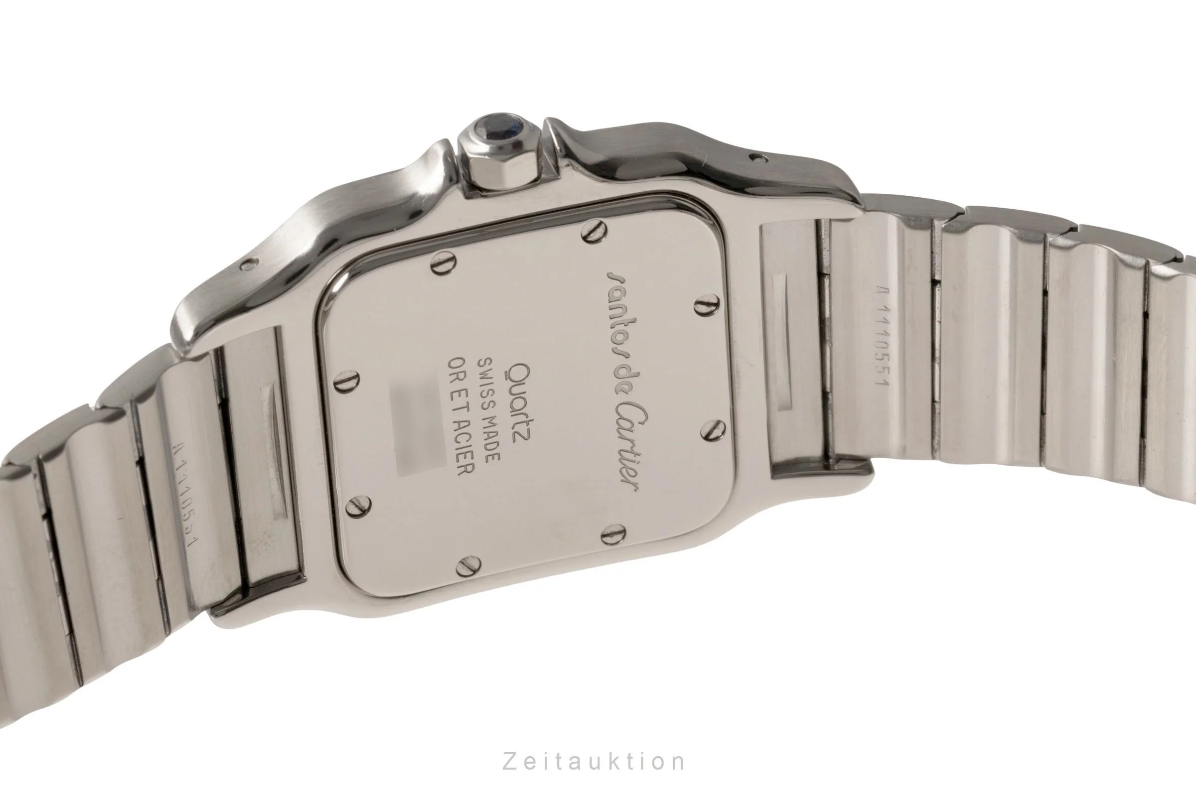 Cartier Santos steel / gold quartz men's watch W20011C4  [2502143] - Image 11