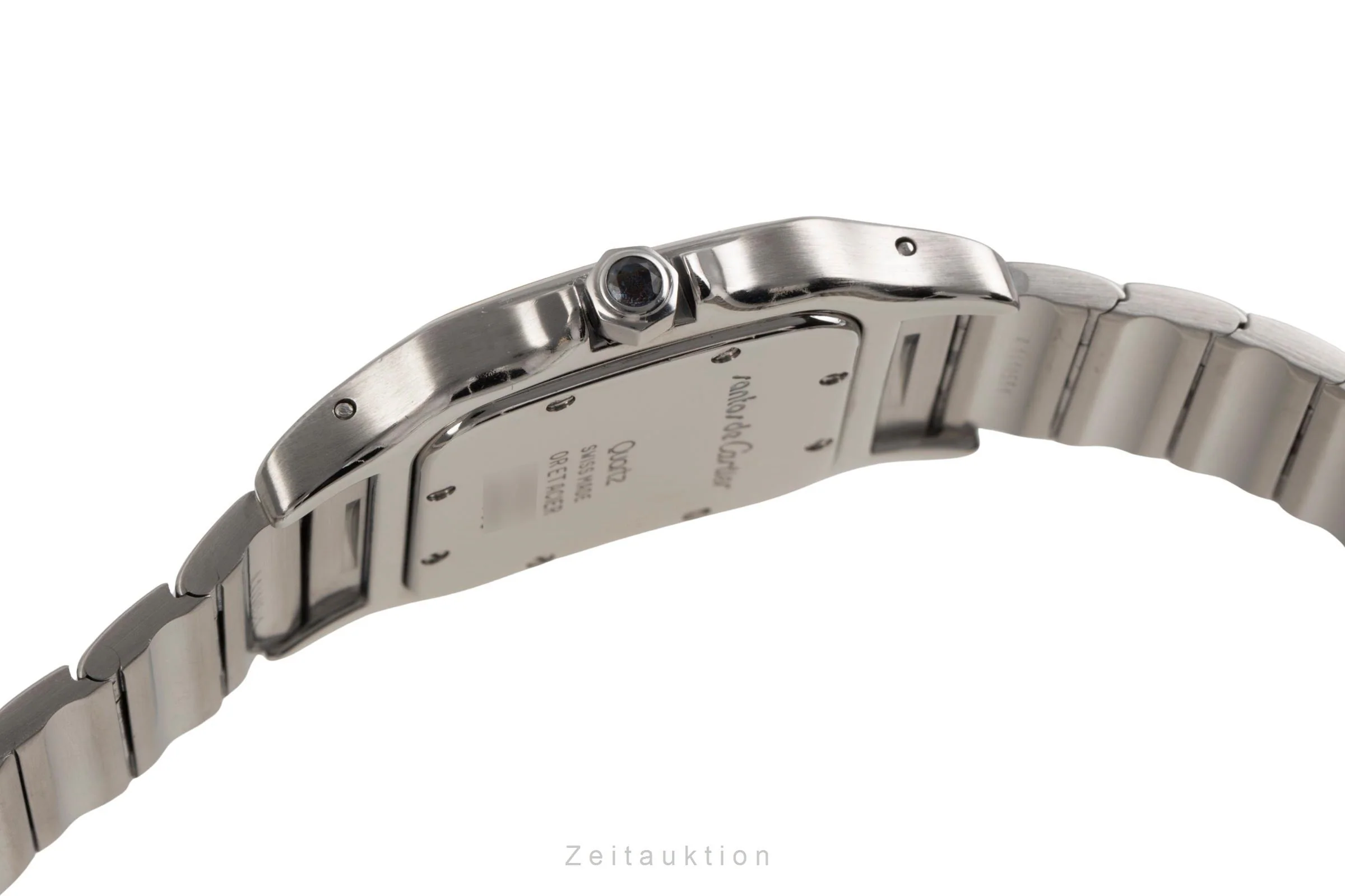 Cartier Santos steel / gold quartz men's watch W20011C4  [2502143] - Image 12