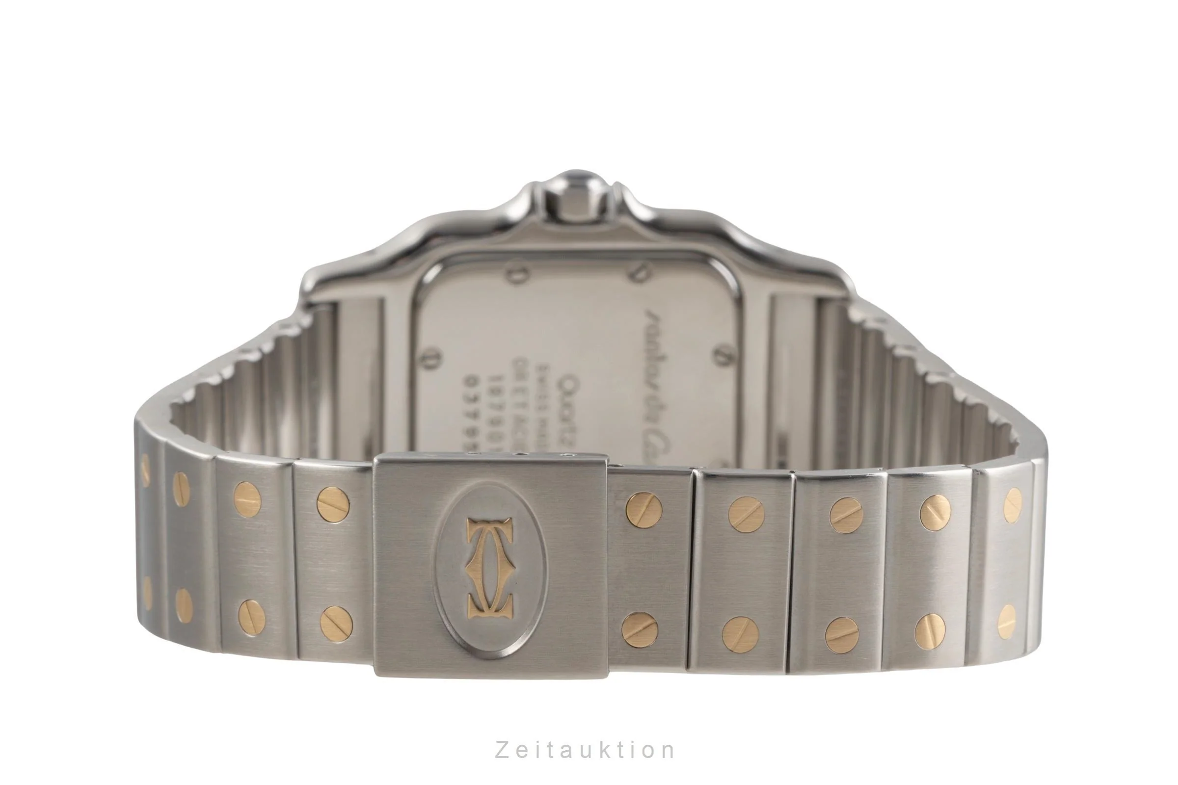 Cartier Santos steel / gold quartz men's watch W20011C4  [2502143] - Image 13