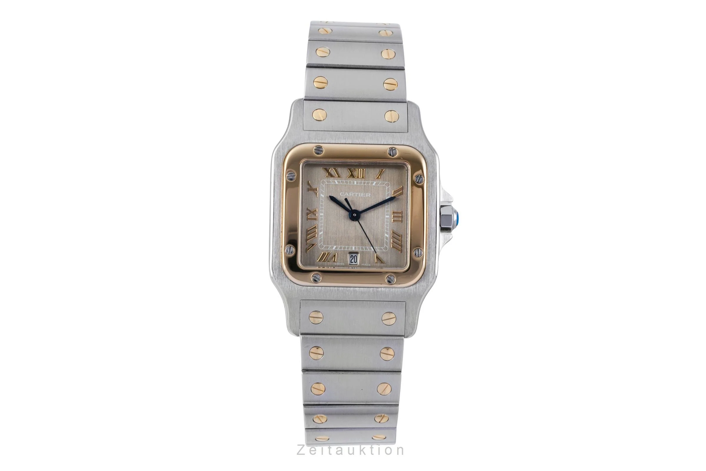 Cartier Santos steel / gold quartz unisex 1566  [2507215] - Image 5