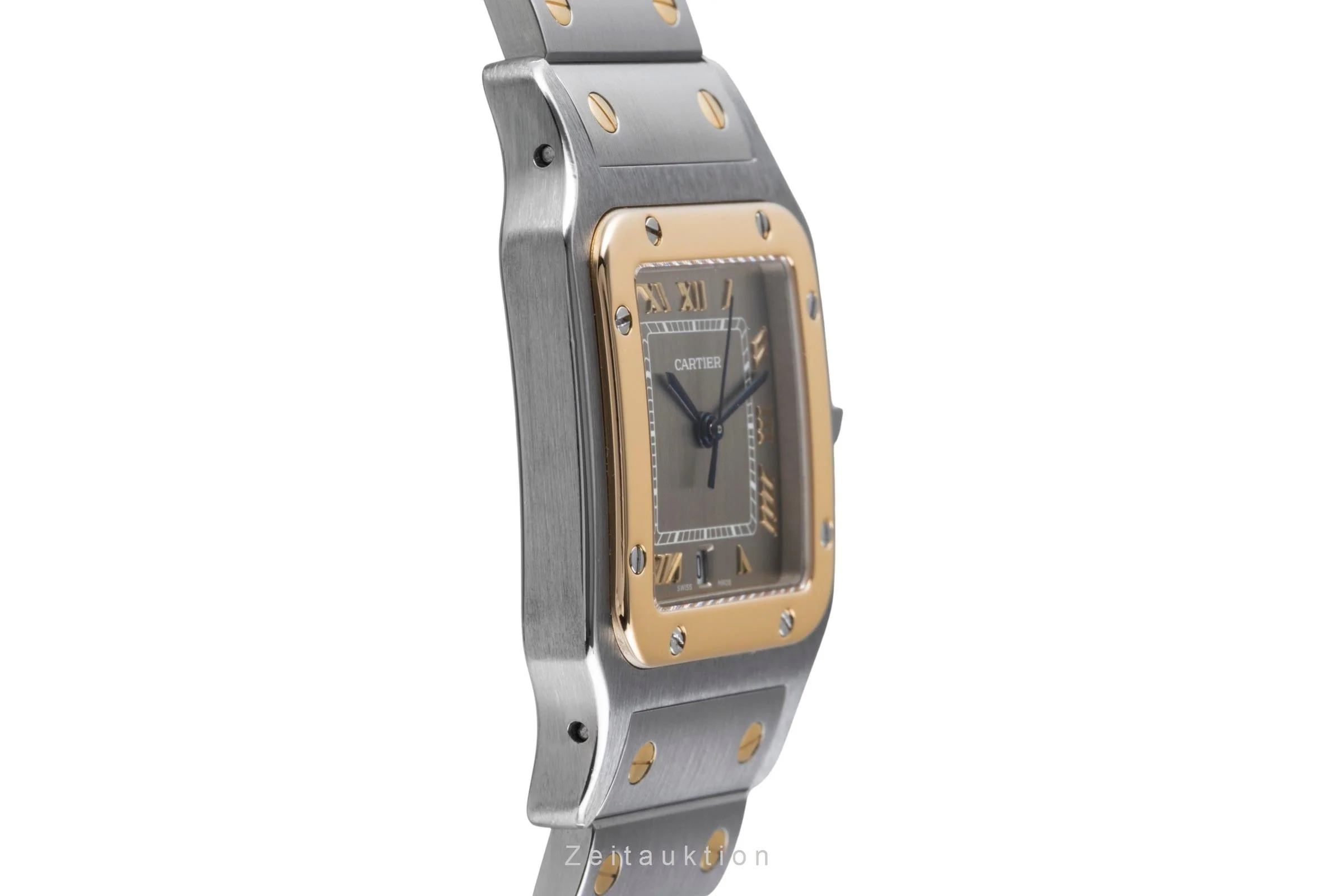 Cartier Santos steel / gold quartz unisex 1566  [2507215] - Image 8