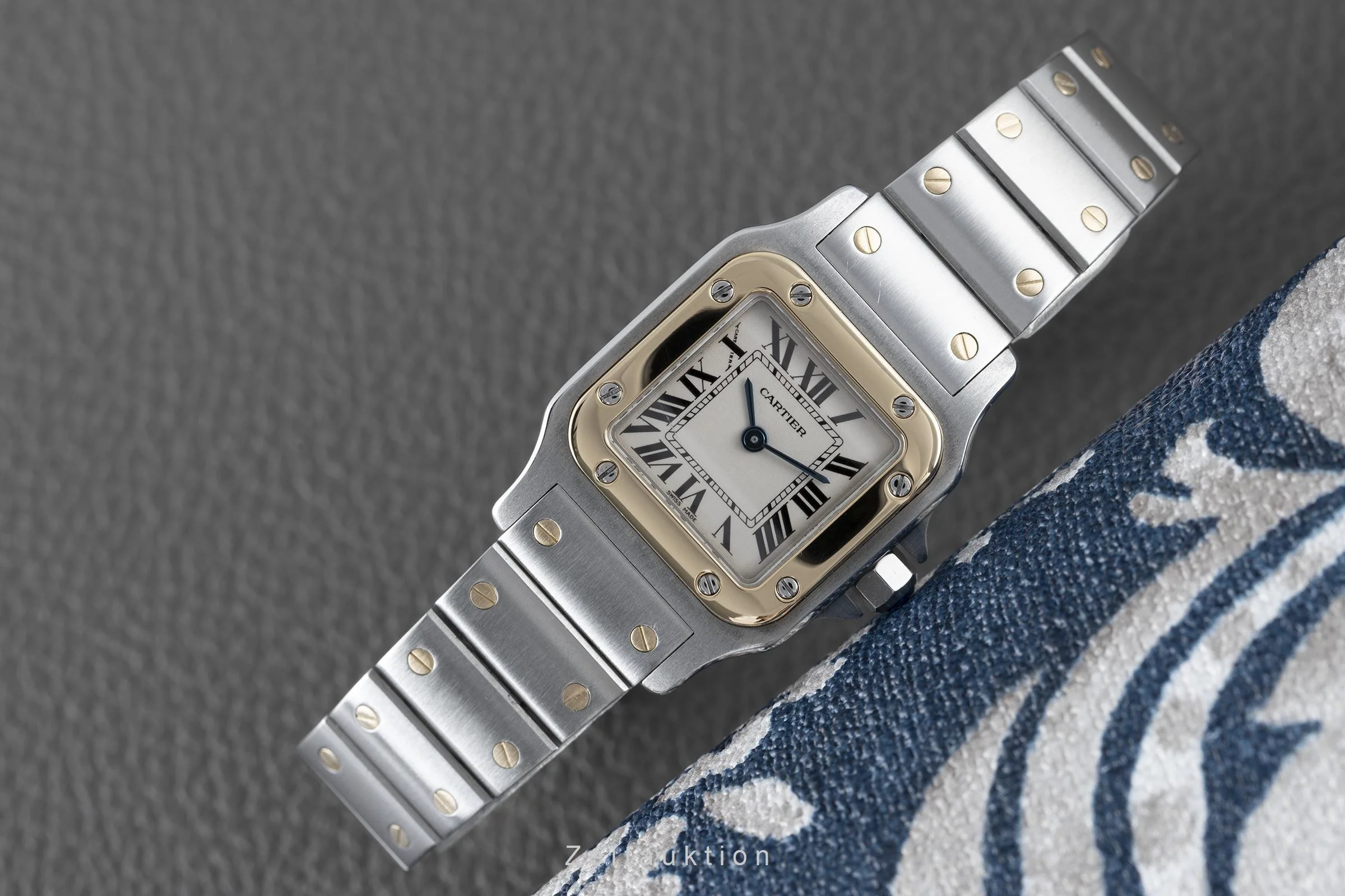 Cartier Santos steel / gold quartz women's watch 1567 LP: 8550EUR  [2110665] - Image 2