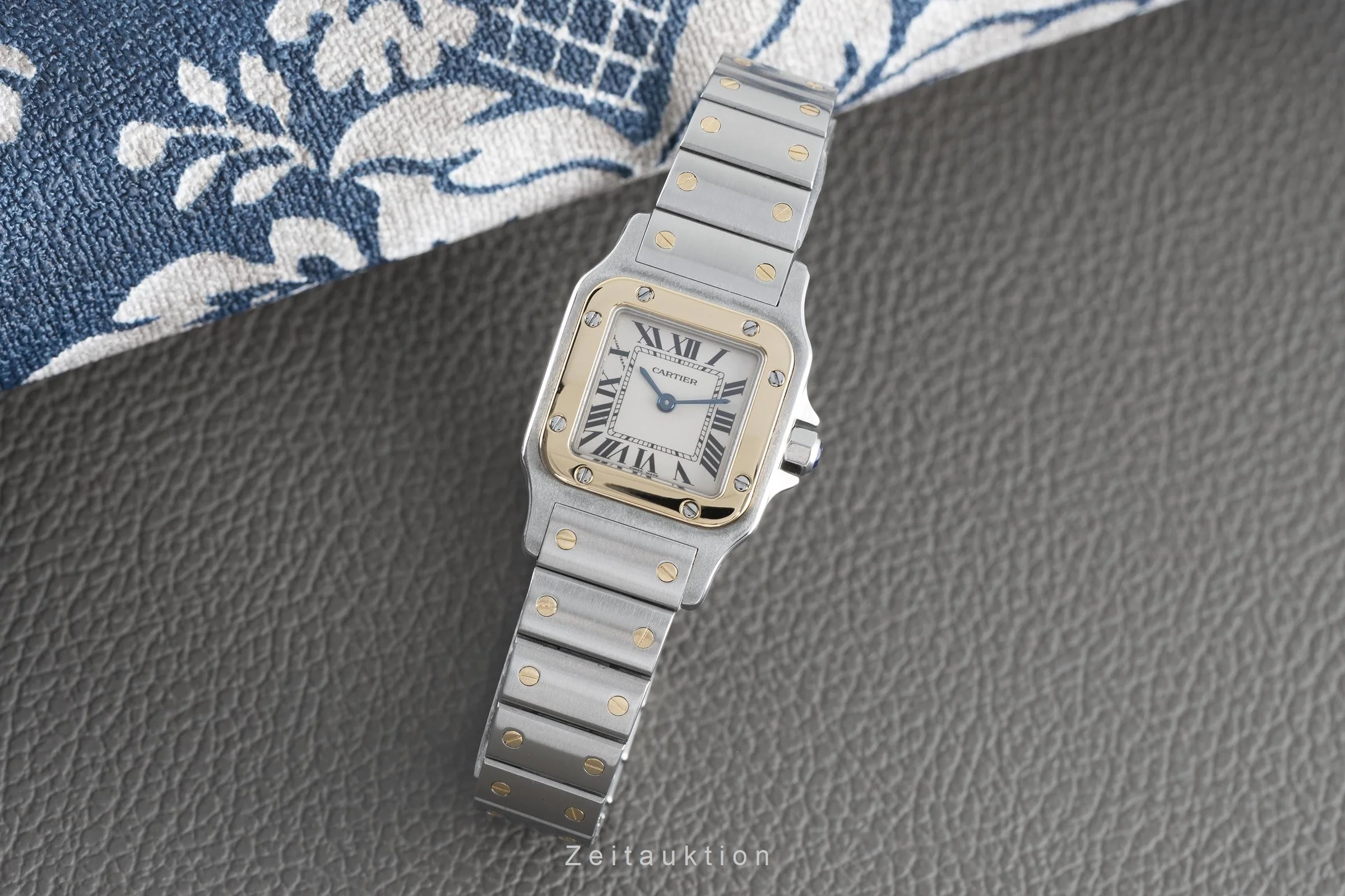 Cartier Santos steel / gold quartz women's watch 1567 LP: 8550EUR  [2110665] - Image 3