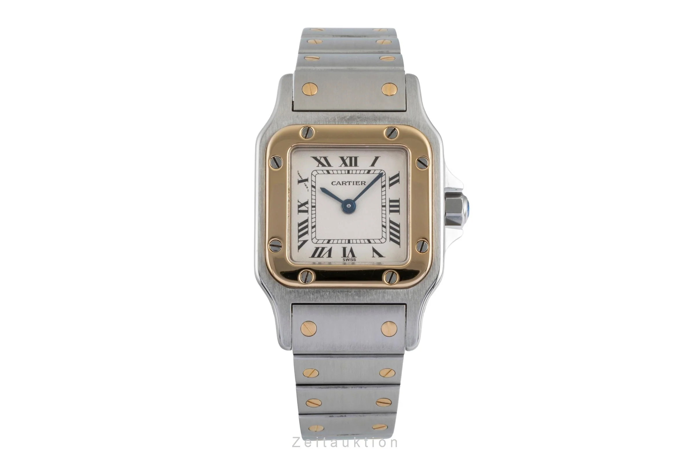 Cartier Santos steel / gold quartz women's watch W20012C4, 1567  [2505189] - Image 5