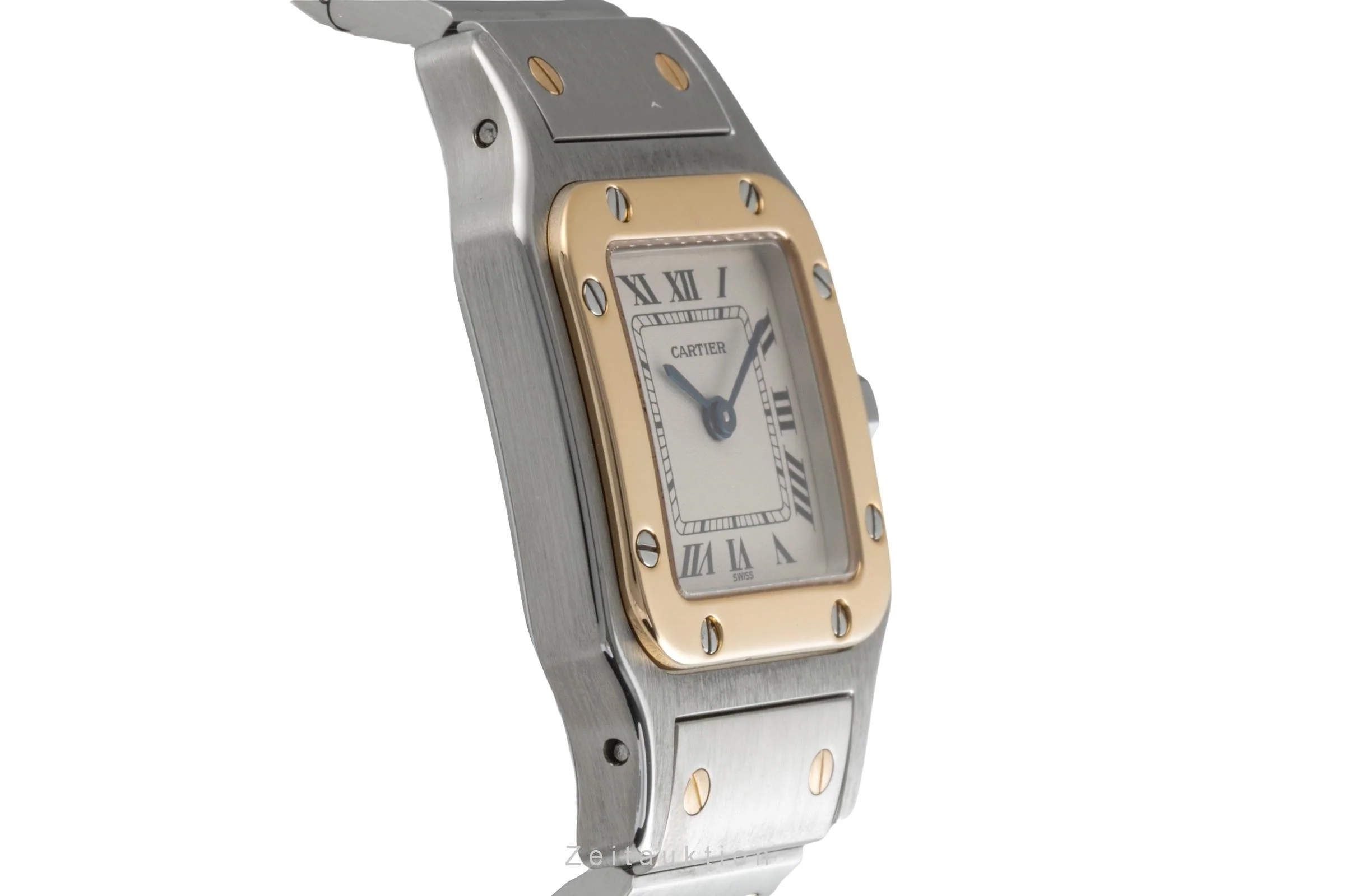 Cartier Santos steel / gold quartz women's watch W20012C4, 1567  [2505189] - Image 8