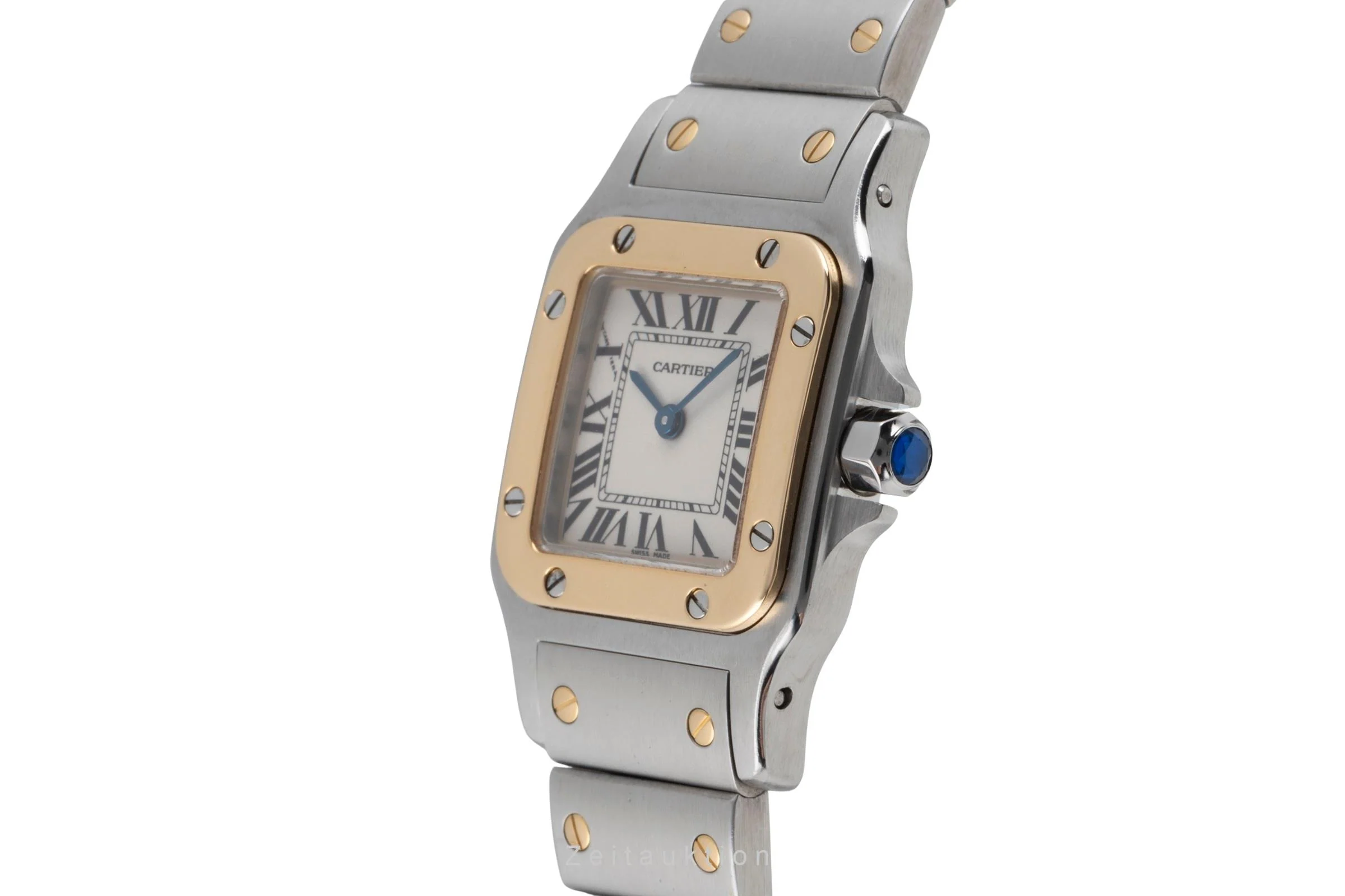 Cartier Santos steel / gold quartz women's watch W20012C4 LP: 10800EUR  [2507041] - Image 7