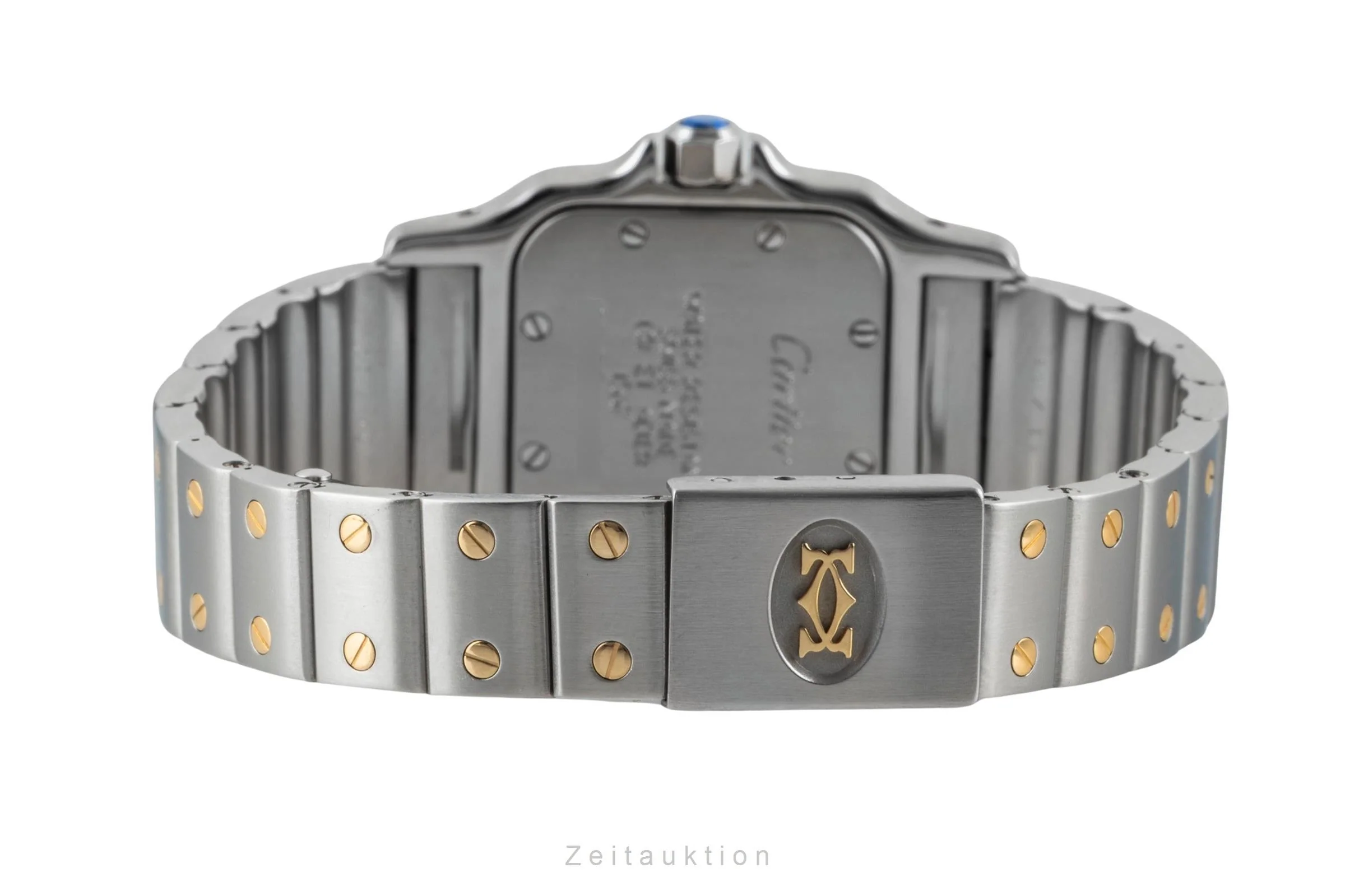 Cartier Santos steel / gold quartz women's watch W20012C4  [2600792] - Image 13