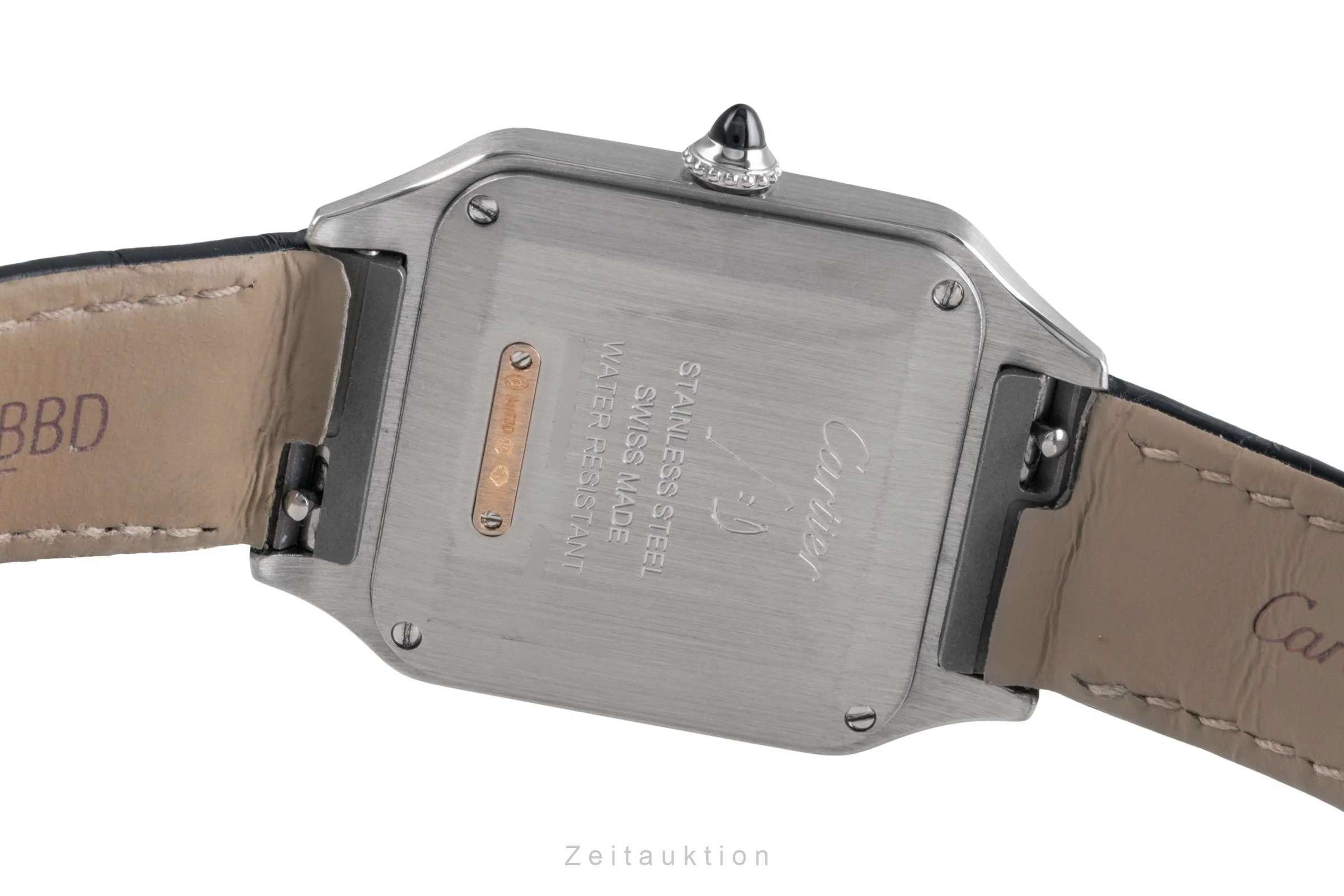 Cartier Santos steel / gold quartz women's watch W2SA0012  [2503505] - Image 11