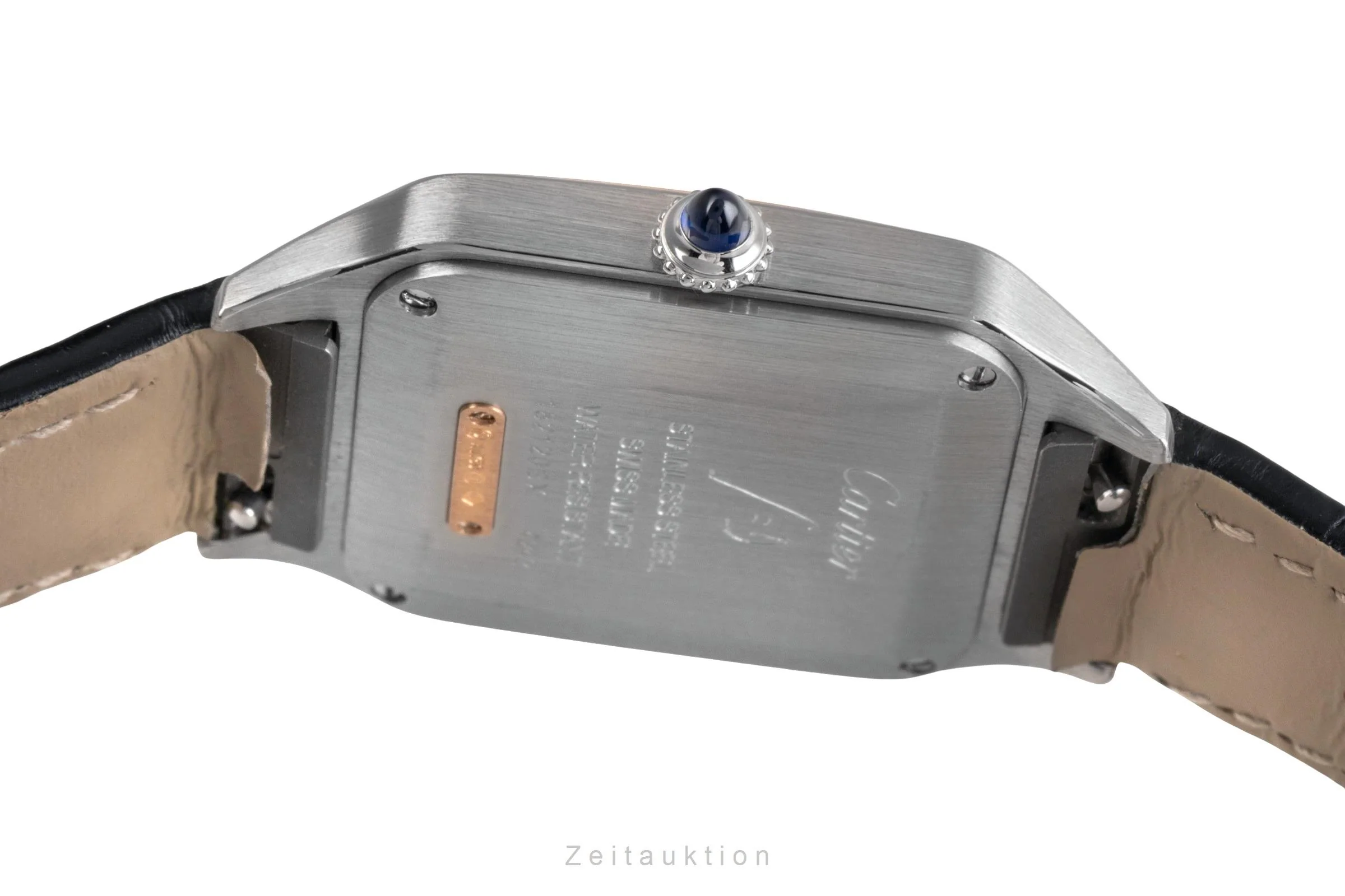 Cartier Santos steel / gold quartz women's watch W2SA0012  [2503505] - Image 12