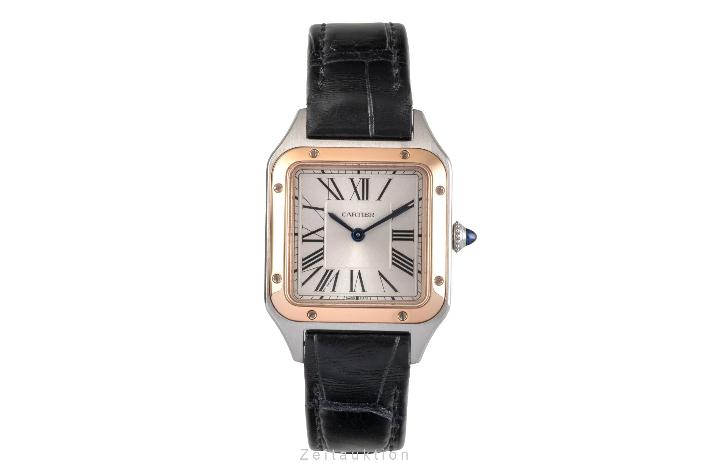 Cartier Santos steel / gold quartz women's watch W2SA0012  [2503505] - Image 5