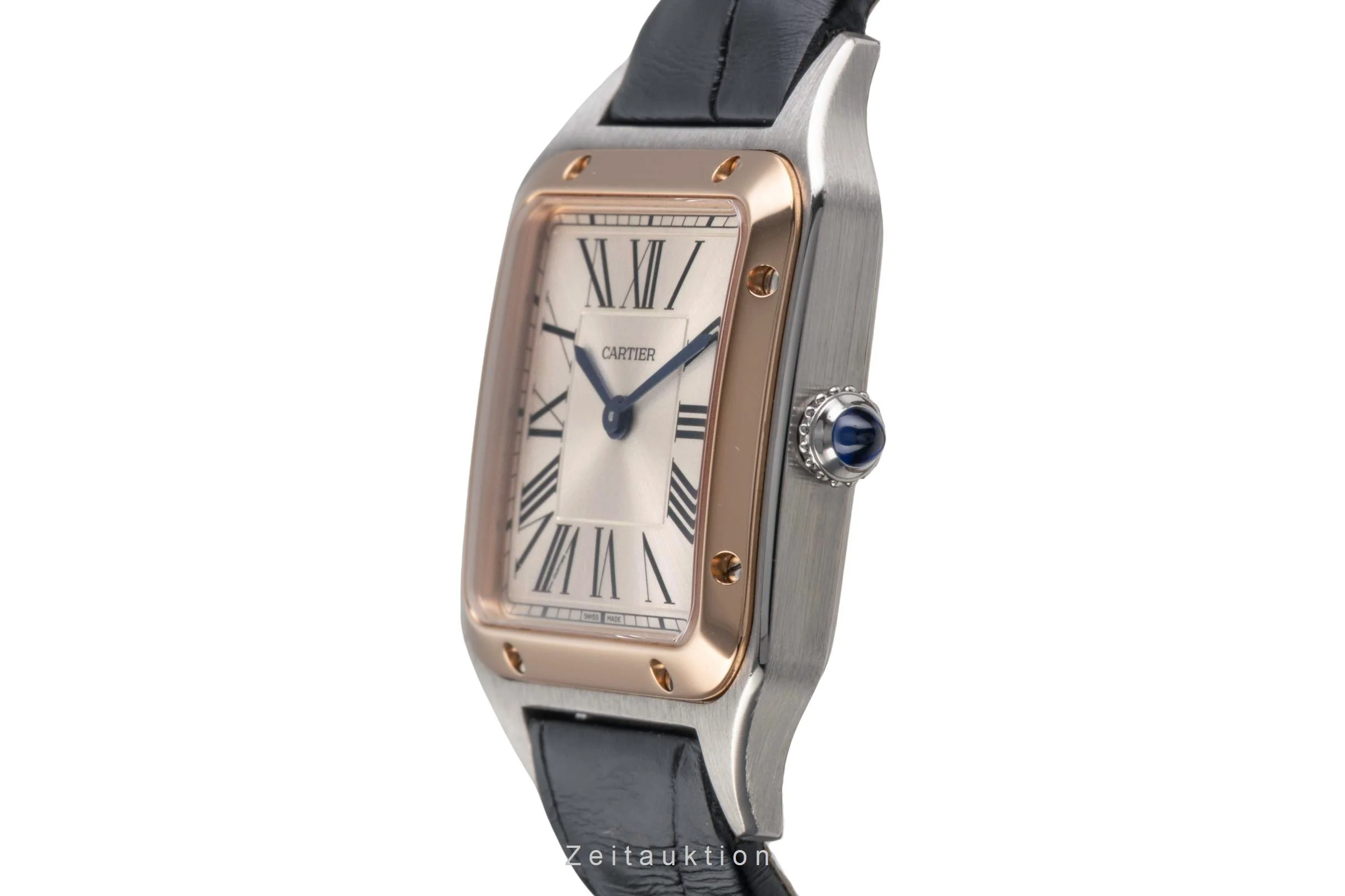 Cartier Santos steel / gold quartz women's watch W2SA0012  [2503505] - Image 7