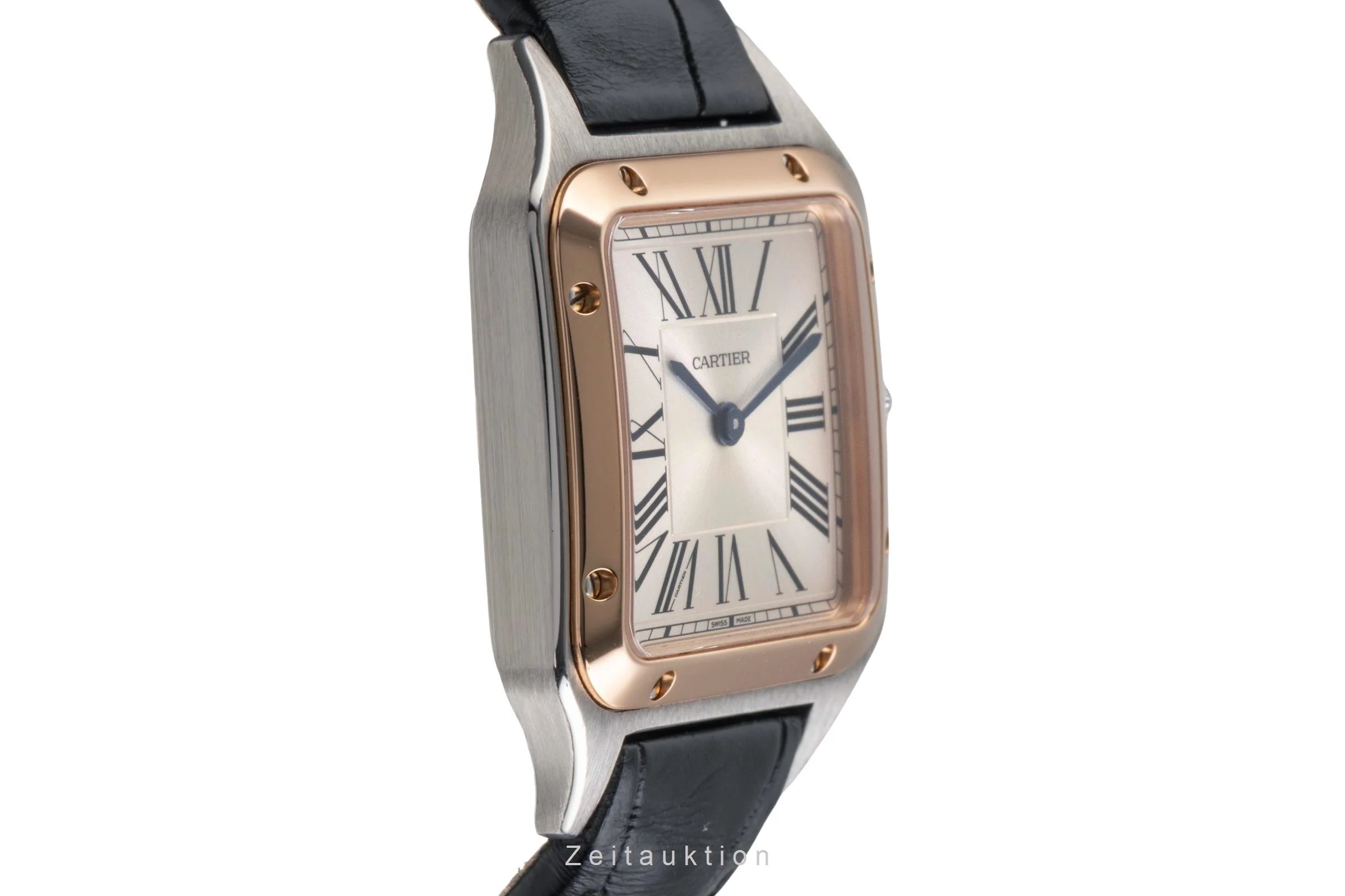 Cartier Santos steel / gold quartz women's watch W2SA0012  [2503505] - Image 8