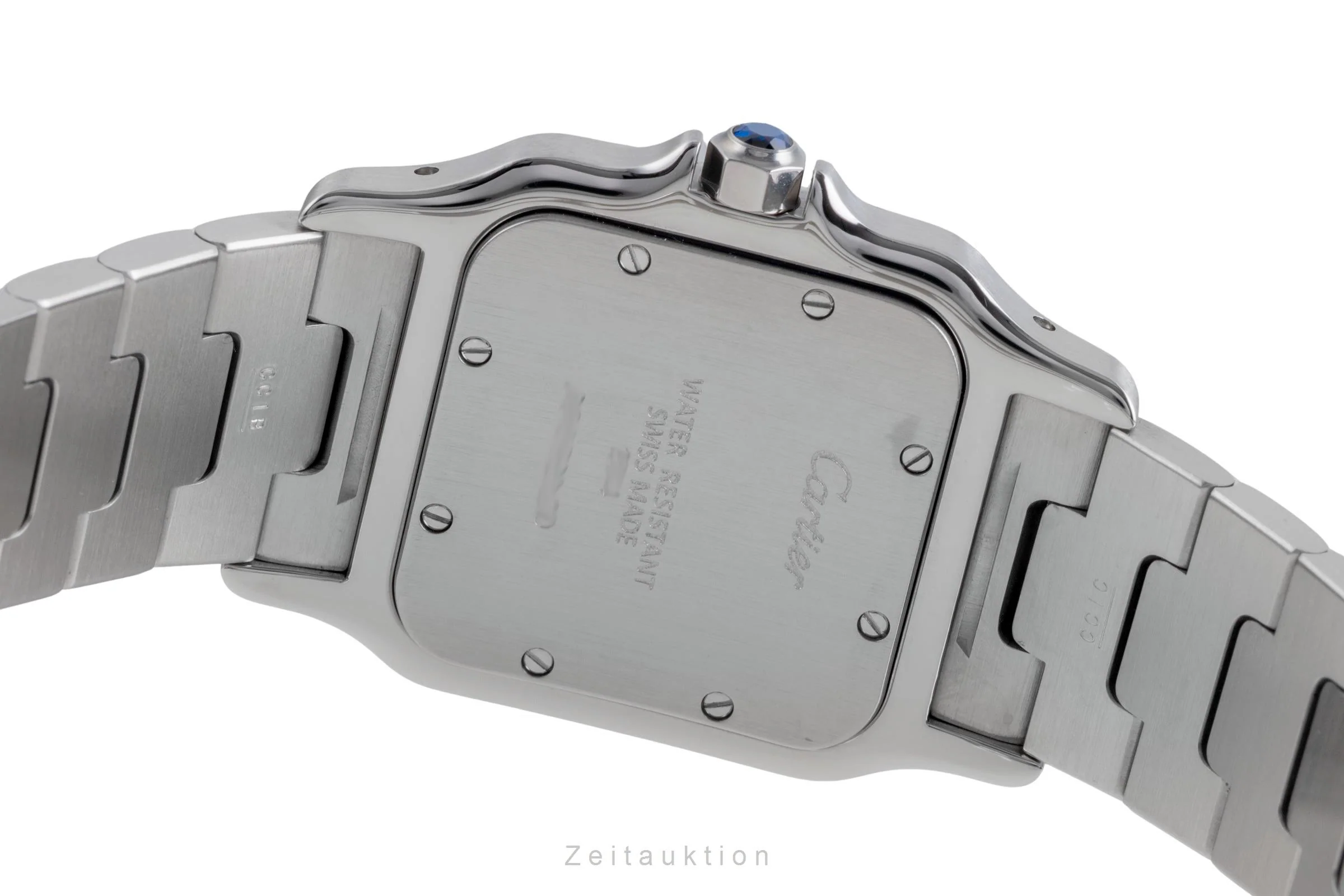 Cartier Santos steel quartz men's watch W20060D6  [2600114] - Image 13