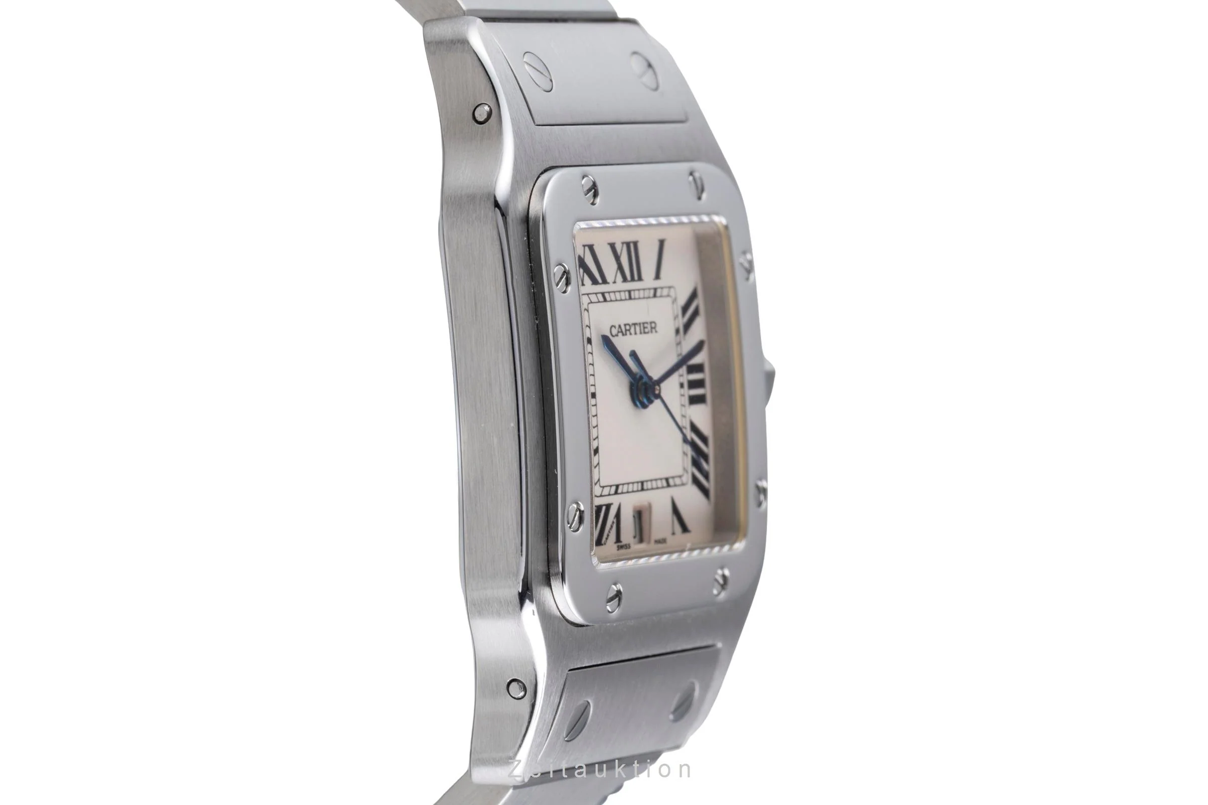 Cartier Santos steel quartz men's watch W20060D6  [2600114] - Image 7