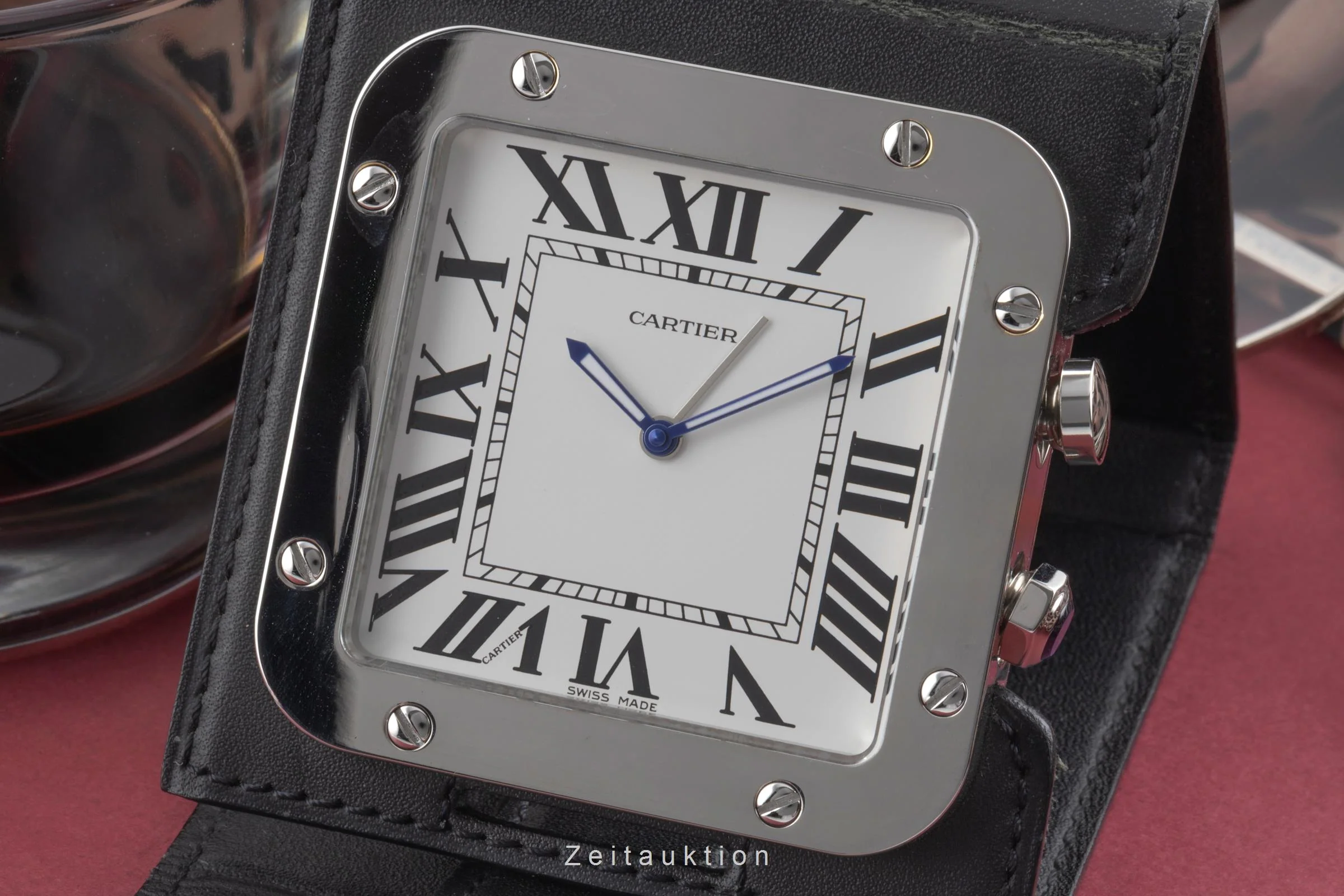 Cartier Santos steel quartz unisex 2750, GGC98100  [2504219] - Image 2