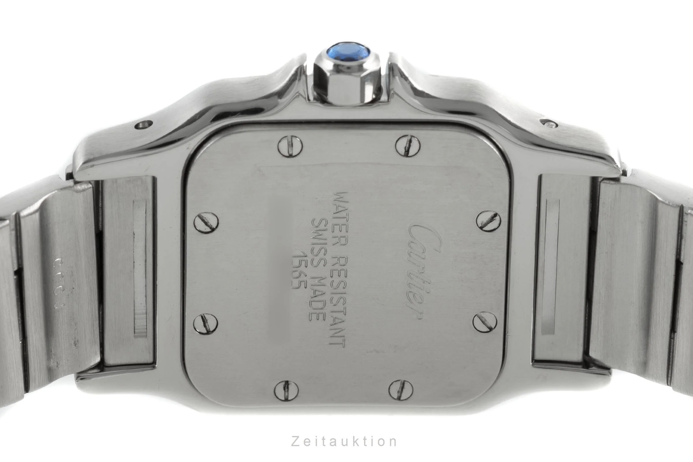 Cartier Santos steel quartz women's watch 1565  [2110416] - Image 11