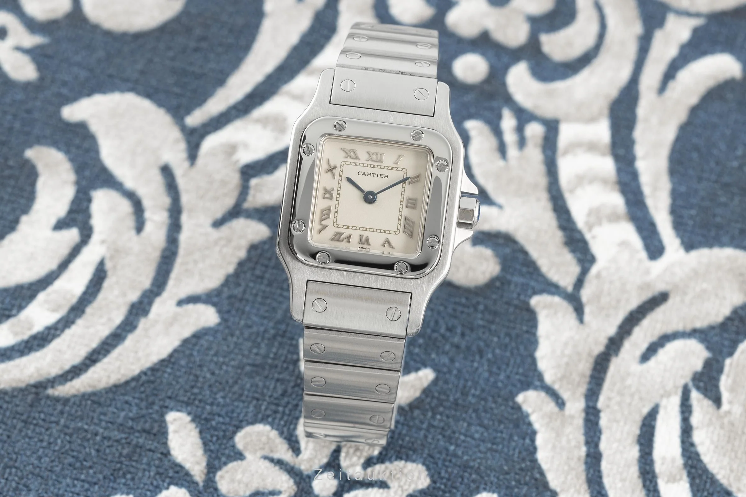 Cartier Santos steel quartz women's watch 1565  [2110416] - Image 3