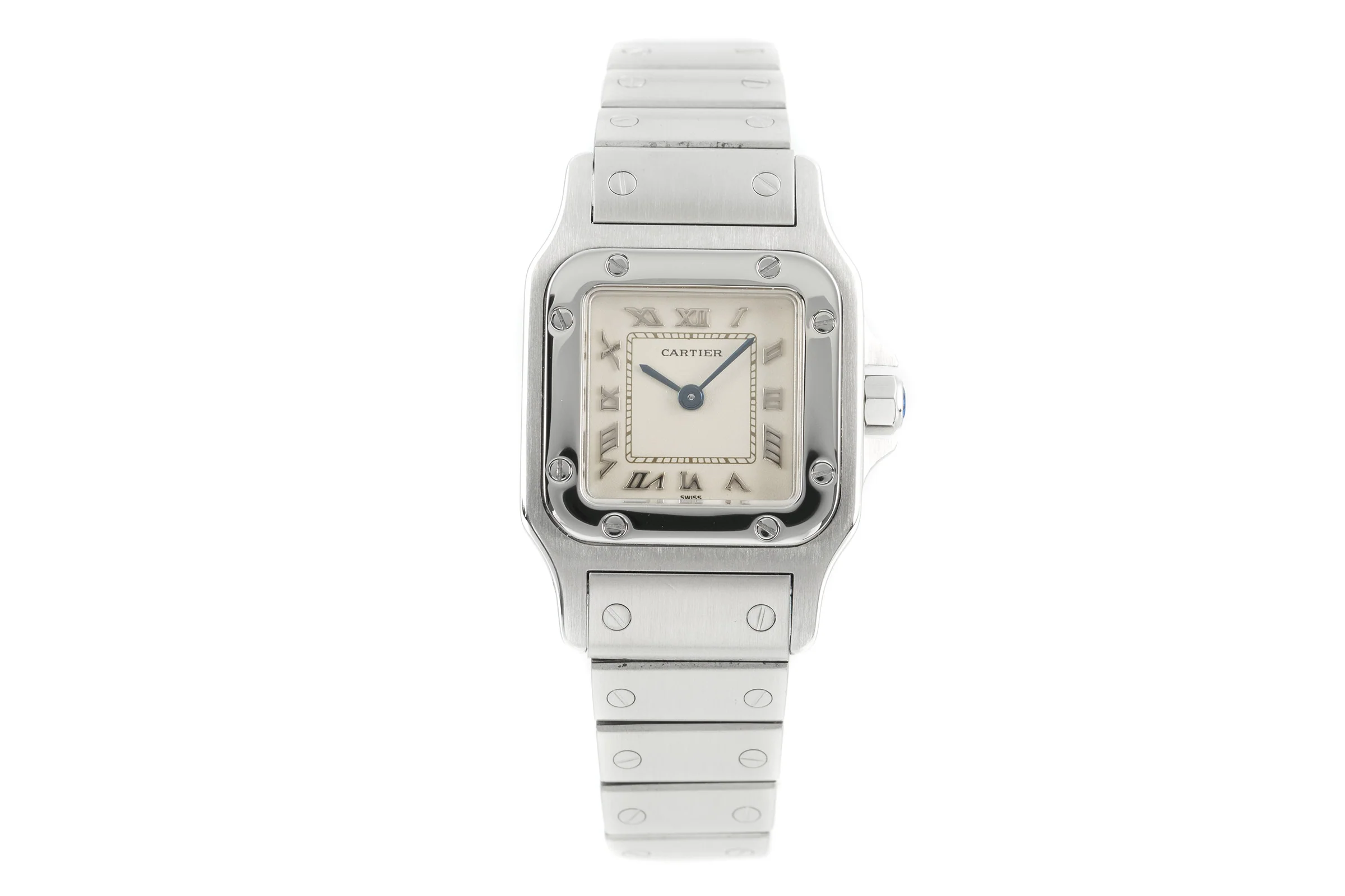 Cartier Santos steel quartz women's watch 1565  [2110416] - Image 4