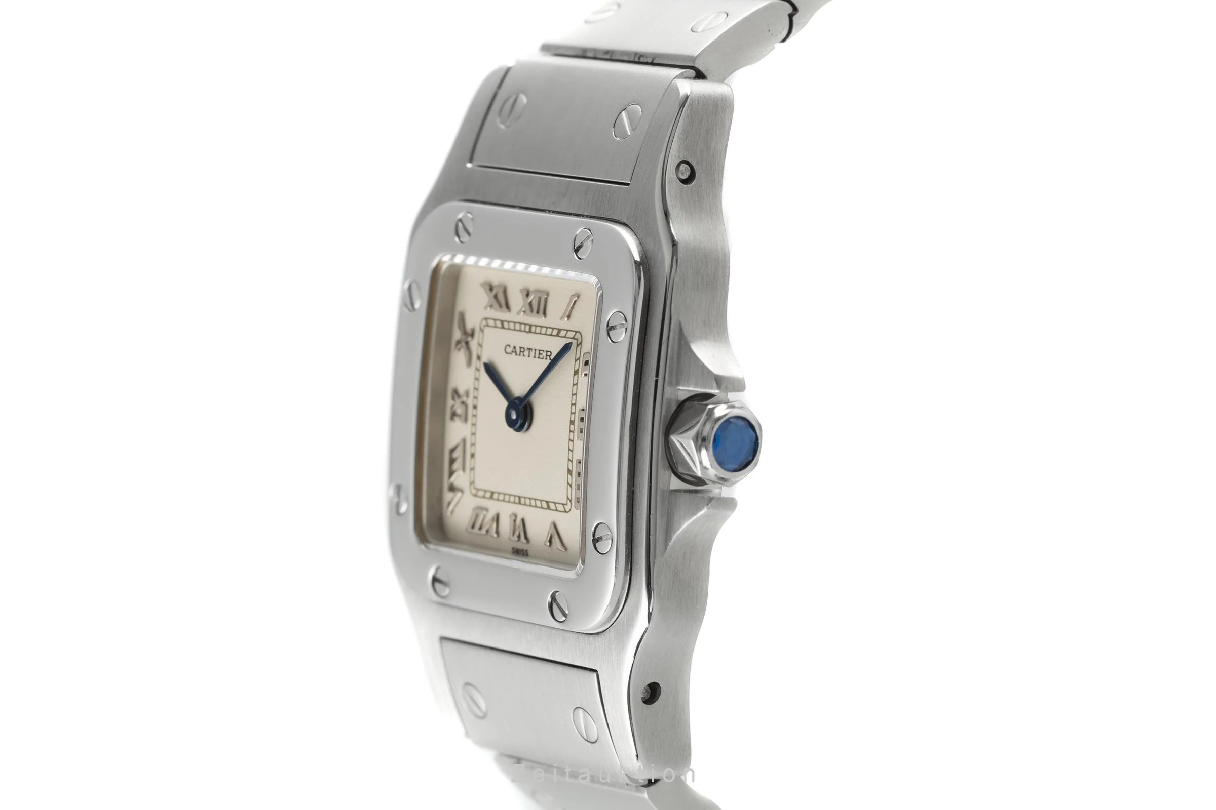 Cartier Santos steel quartz women's watch 1565  [2110416] - Image 6