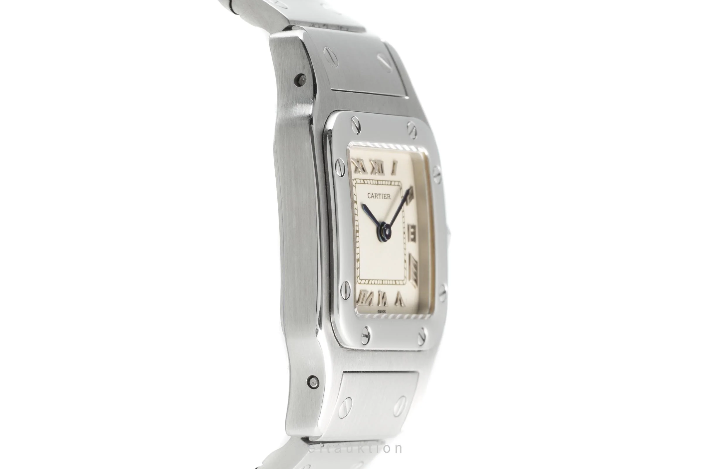 Cartier Santos steel quartz women's watch 1565  [2110416] - Image 7