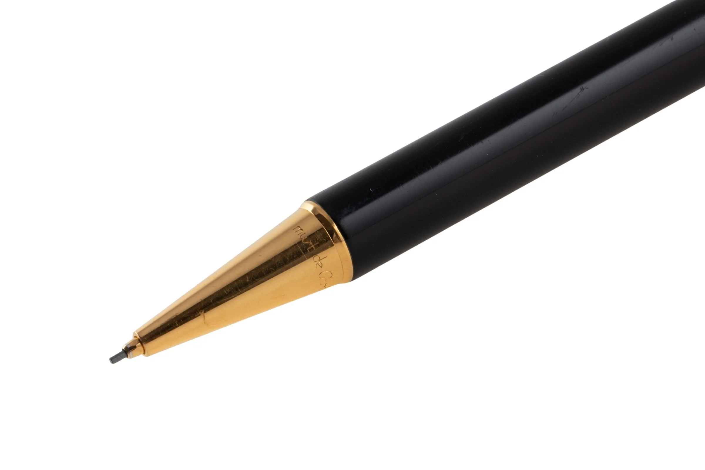 Cartier Stylo Mine Must II pencil lacquer black / gold Finish [KL25911] - Image 8