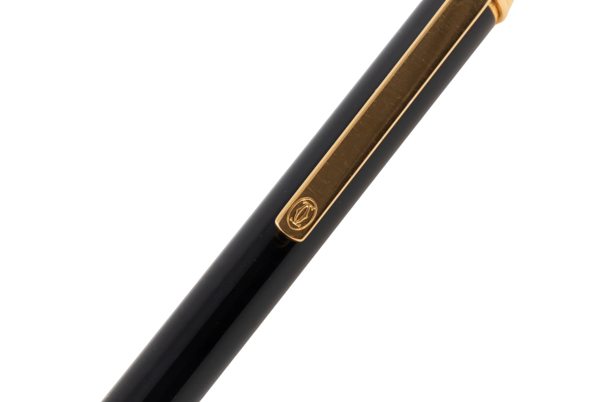 Cartier Stylo Mine Must II pencil lacquer black / gold Finish [KL25911] - Image 9