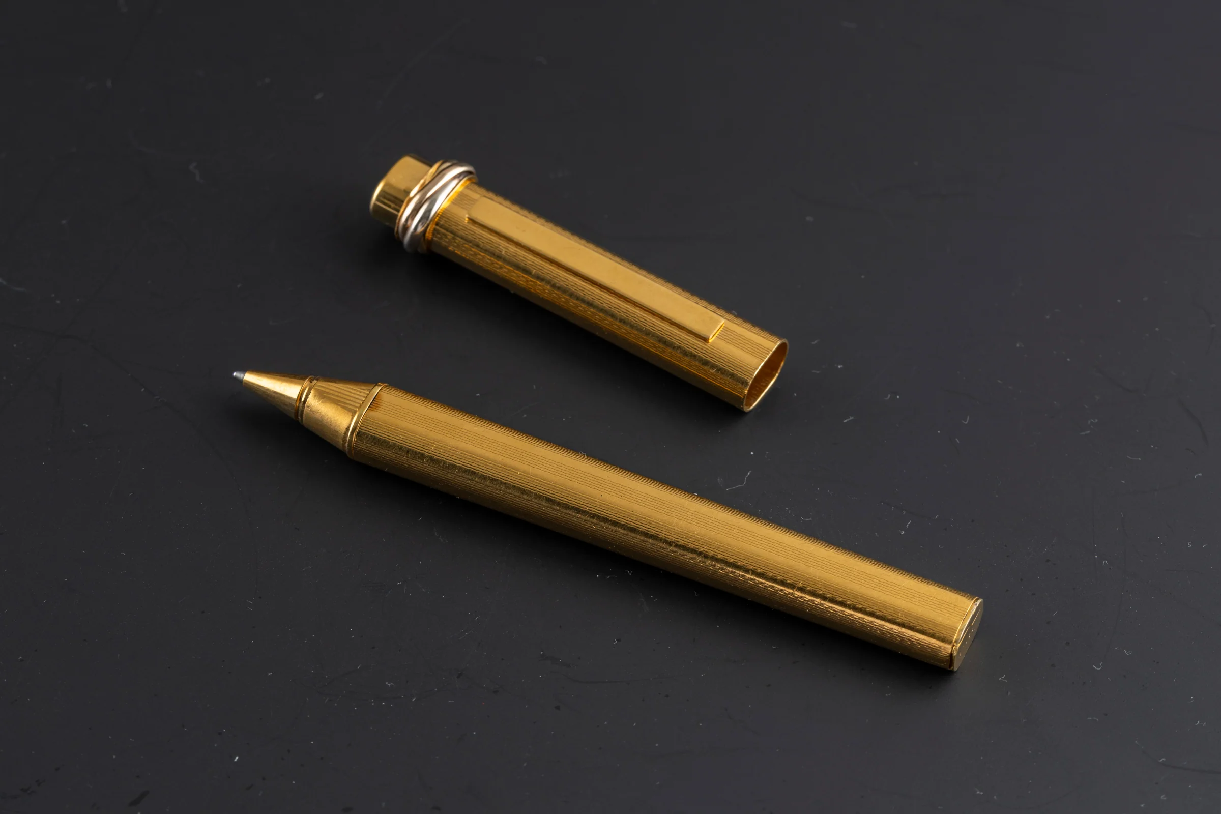 Cartier Stylo Trinity Must de Cartier "Grain D`orge" ballpoint pen Reference ST10302[KL25886] - Image 3