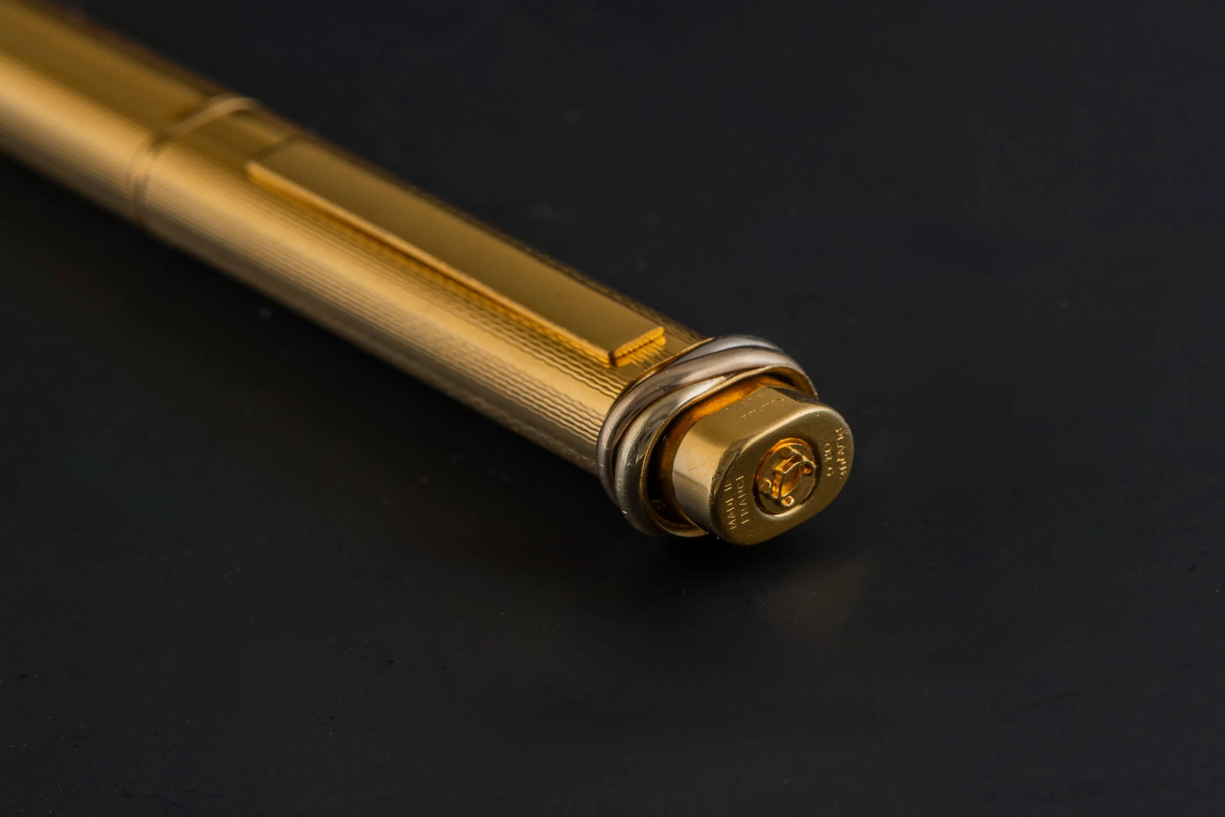 Cartier Stylo Trinity Must de Cartier "Grain D`orge" ballpoint pen Reference ST10302[KL25886] - Image 5