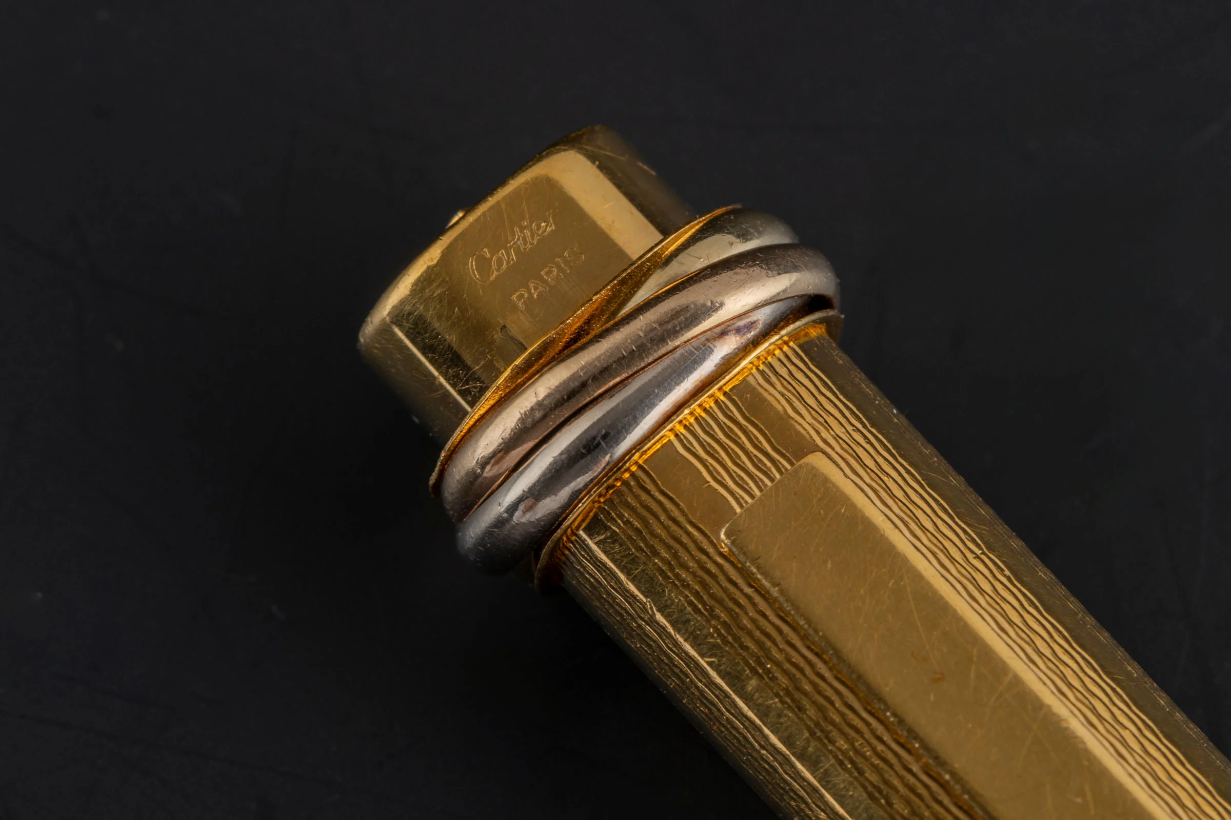 Cartier Stylo Trinity Must de Cartier "Grain D`orge" ballpoint pen Reference ST10302[KL25886] - Image 7