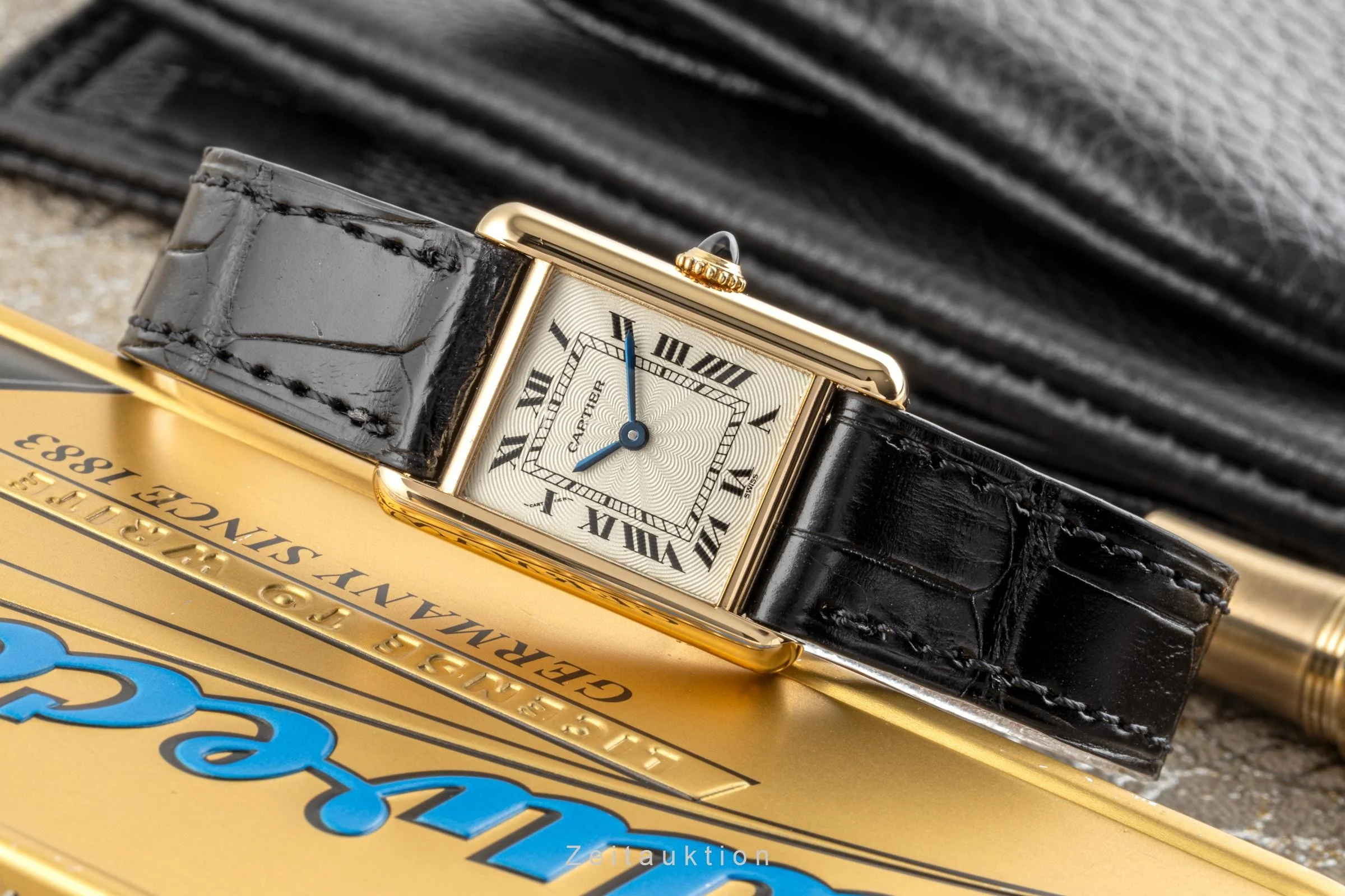 Cartier Tank 18 ct gold manual winding women's watch 1433 LP: 12500EUR  [2302494] - Image 2