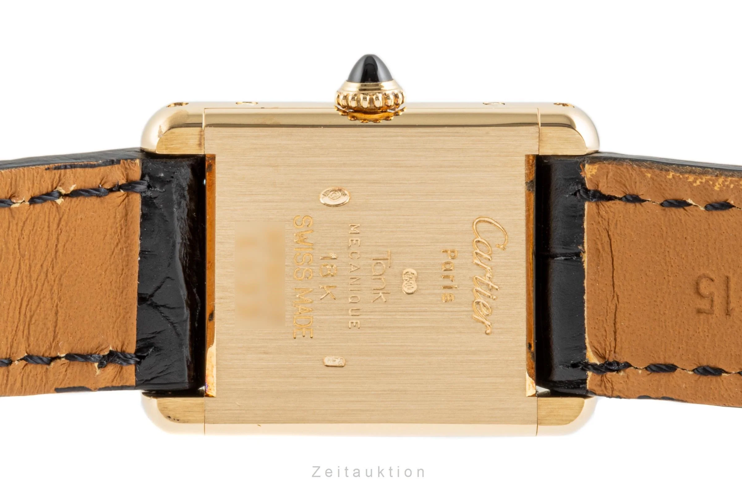 Cartier Tank 18 ct gold manual winding women's watch 1433 LP: 12500EUR  [2302494] - Image 9