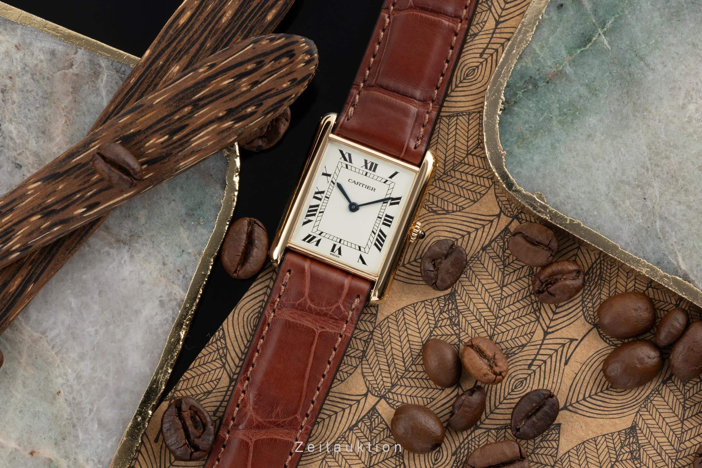 Cartier Tank 18 ct gold quartz men's watch 88105 LP: 11000EUR  [2403162] - Image 2