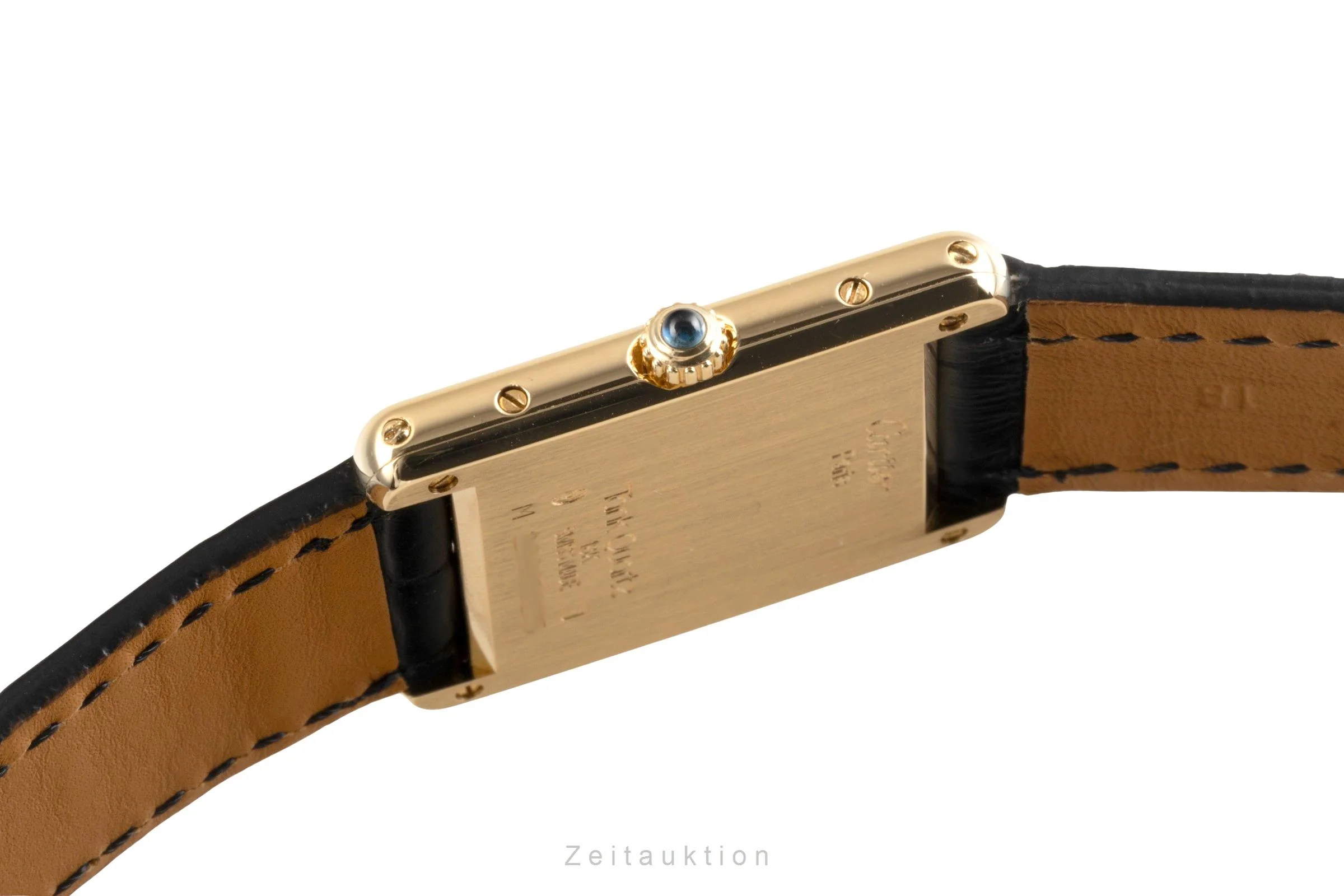 Cartier Tank 18 ct gold quartz men's watch M 2000  [2504847] - Image 12
