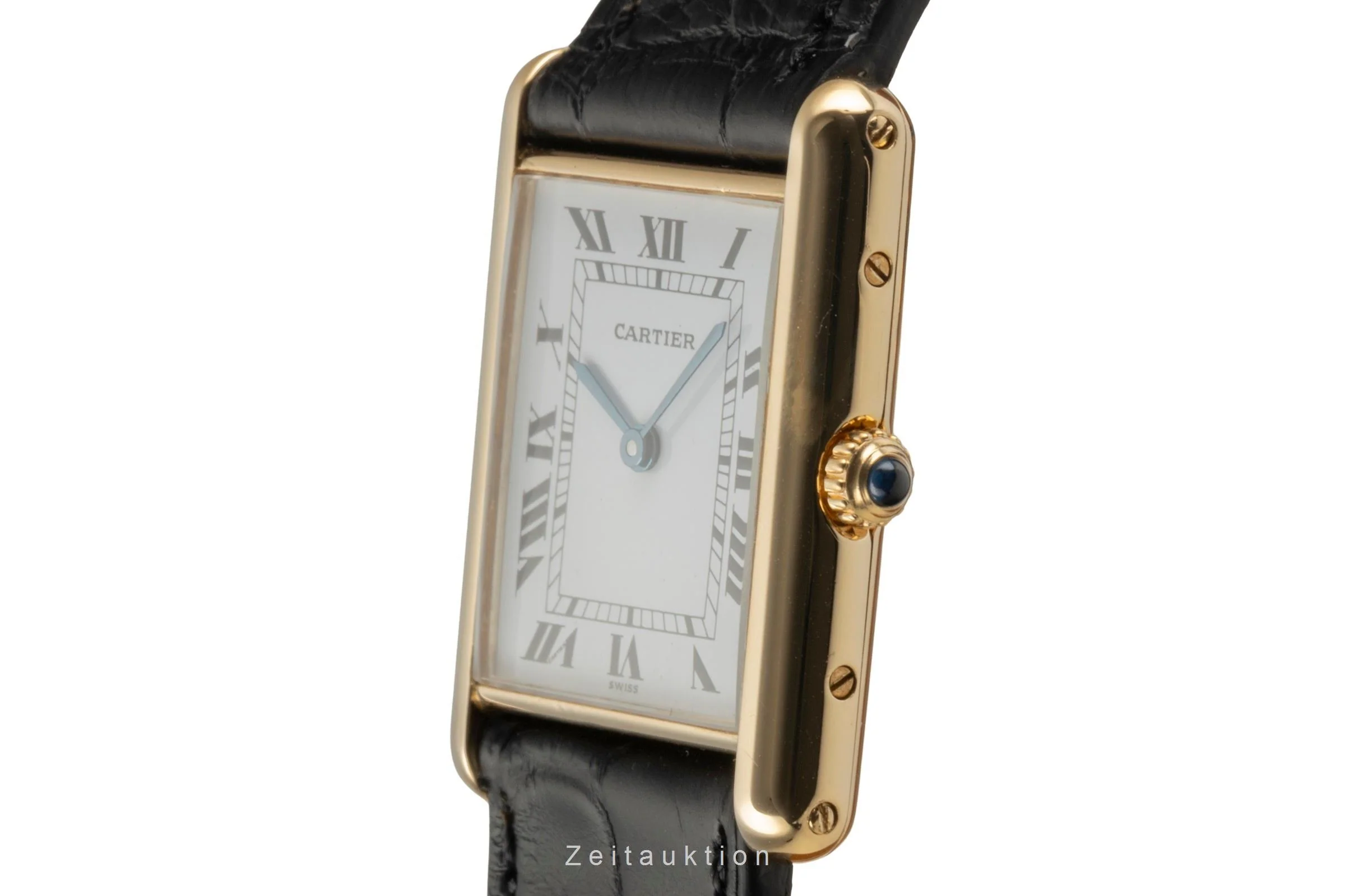 Cartier Tank 18 ct gold quartz men's watch M 2000  [2504847] - Image 7