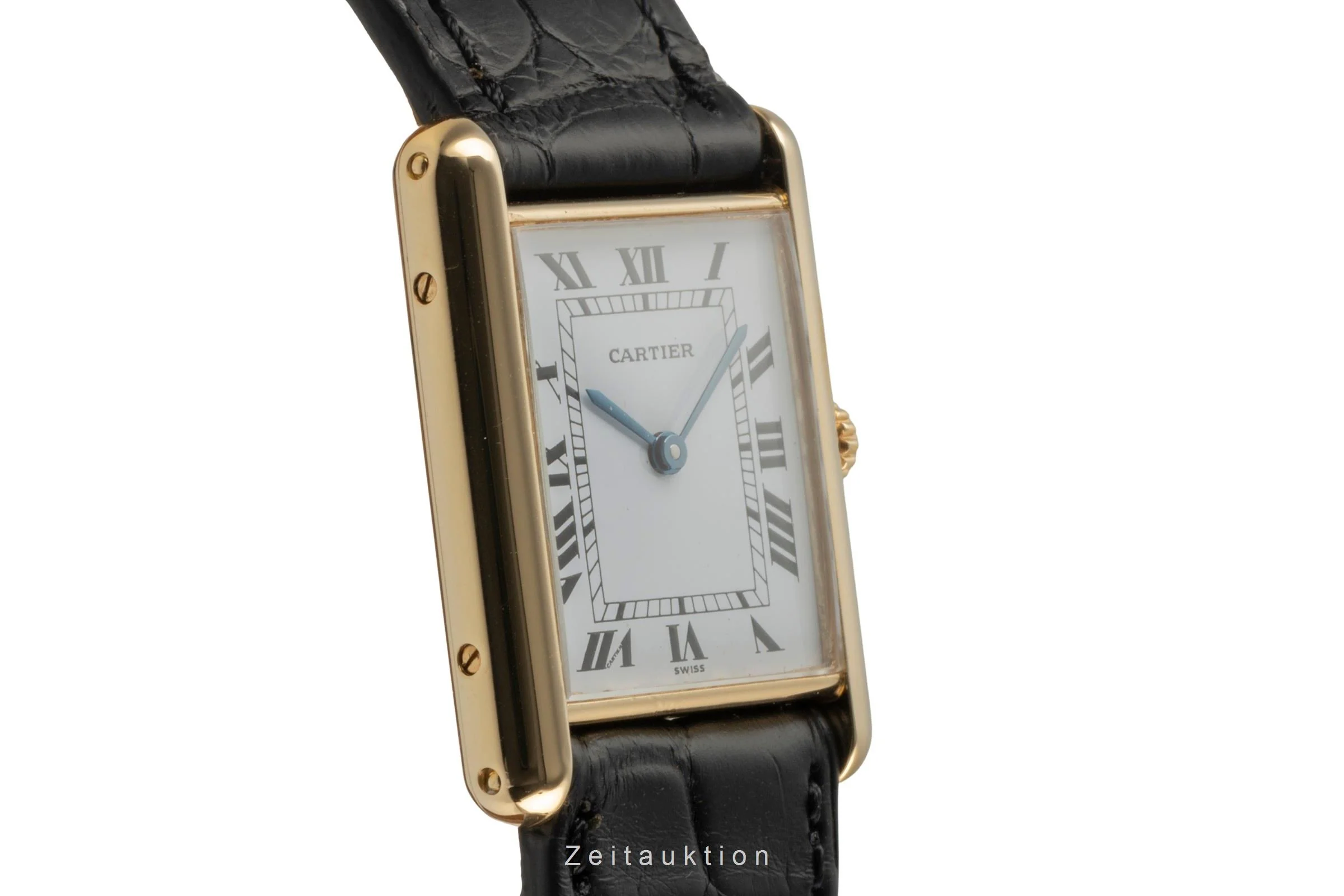 Cartier Tank 18 ct gold quartz men's watch M 2000  [2504847] - Image 8
