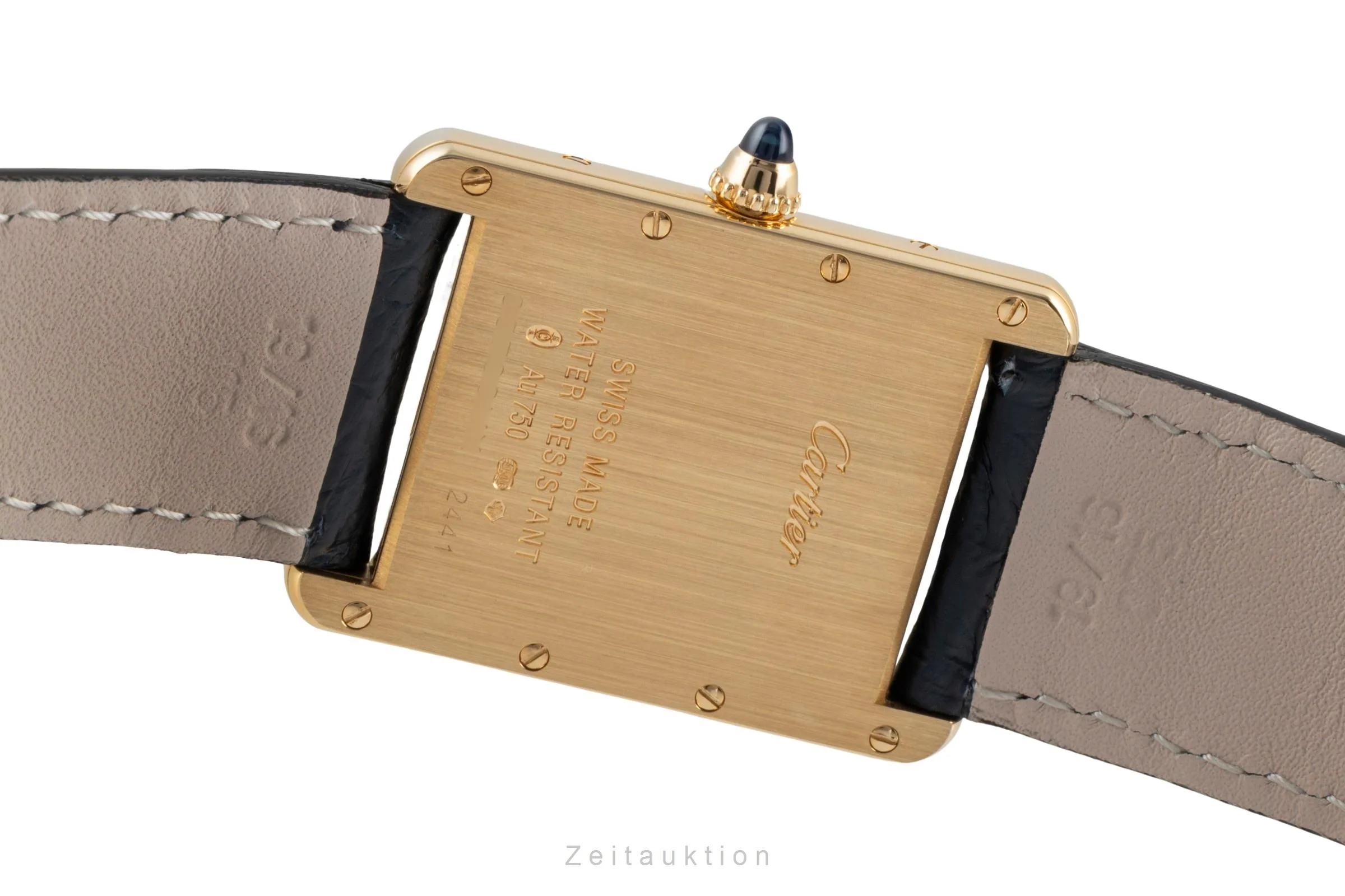 Cartier Tank 18 ct gold quartz men's watch W1529756  [2506974] - Image 11