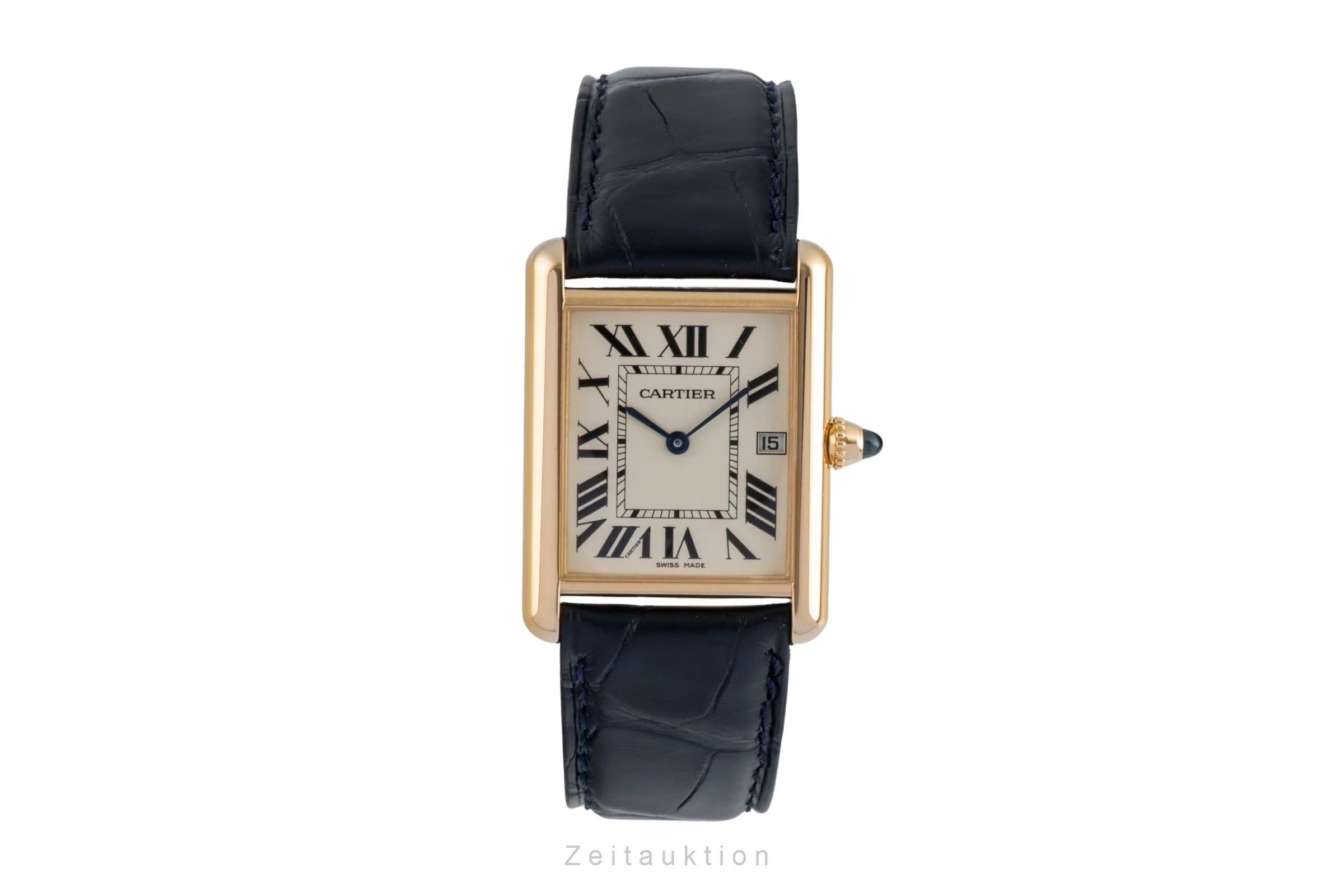 Cartier Tank 18 ct gold quartz men's watch W1529756  [2506974] - Image 5