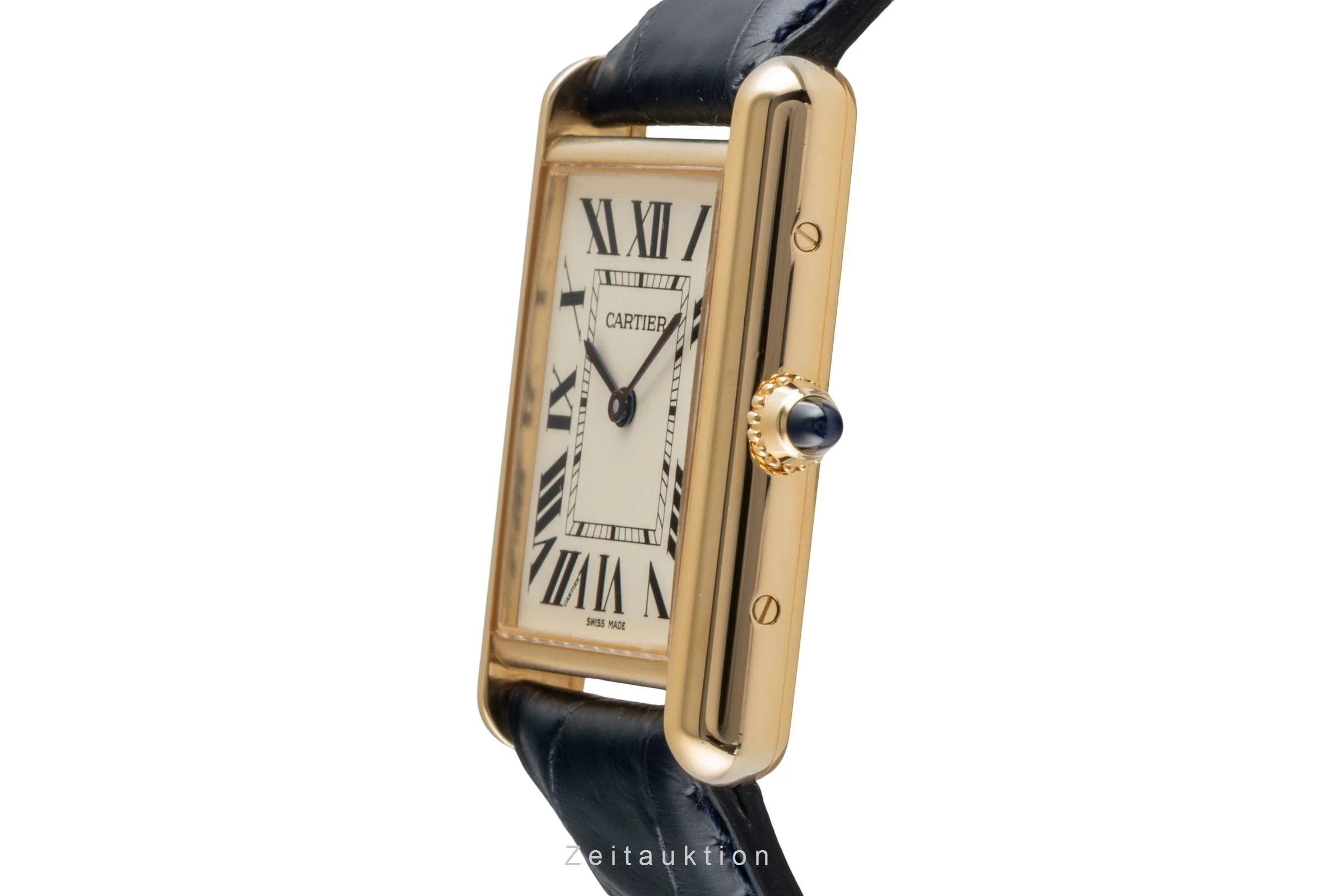 Cartier Tank 18 ct gold quartz men's watch W1529756  [2506974] - Image 7